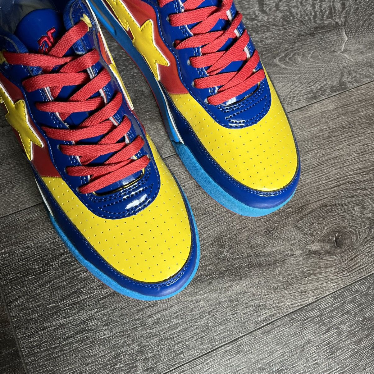 Bape × DC Comics RARE OG 2007 BAPE X DC COMICS WONDER WOMAN BAPESTA ROADSTAS Size US 10 / EU 43 - 7 Thumbnail