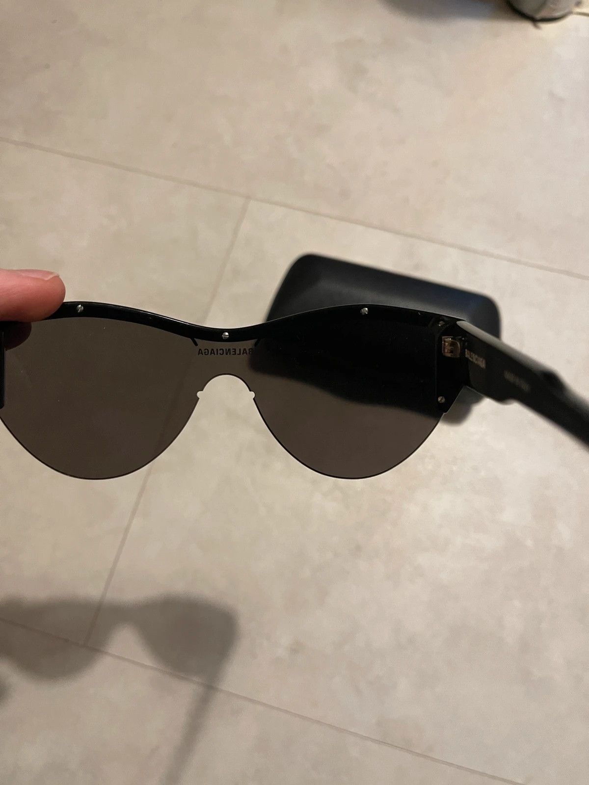 Balenciaga Balenciaga Ski CAT Sunglasses Size ONE SIZE - 3 Thumbnail