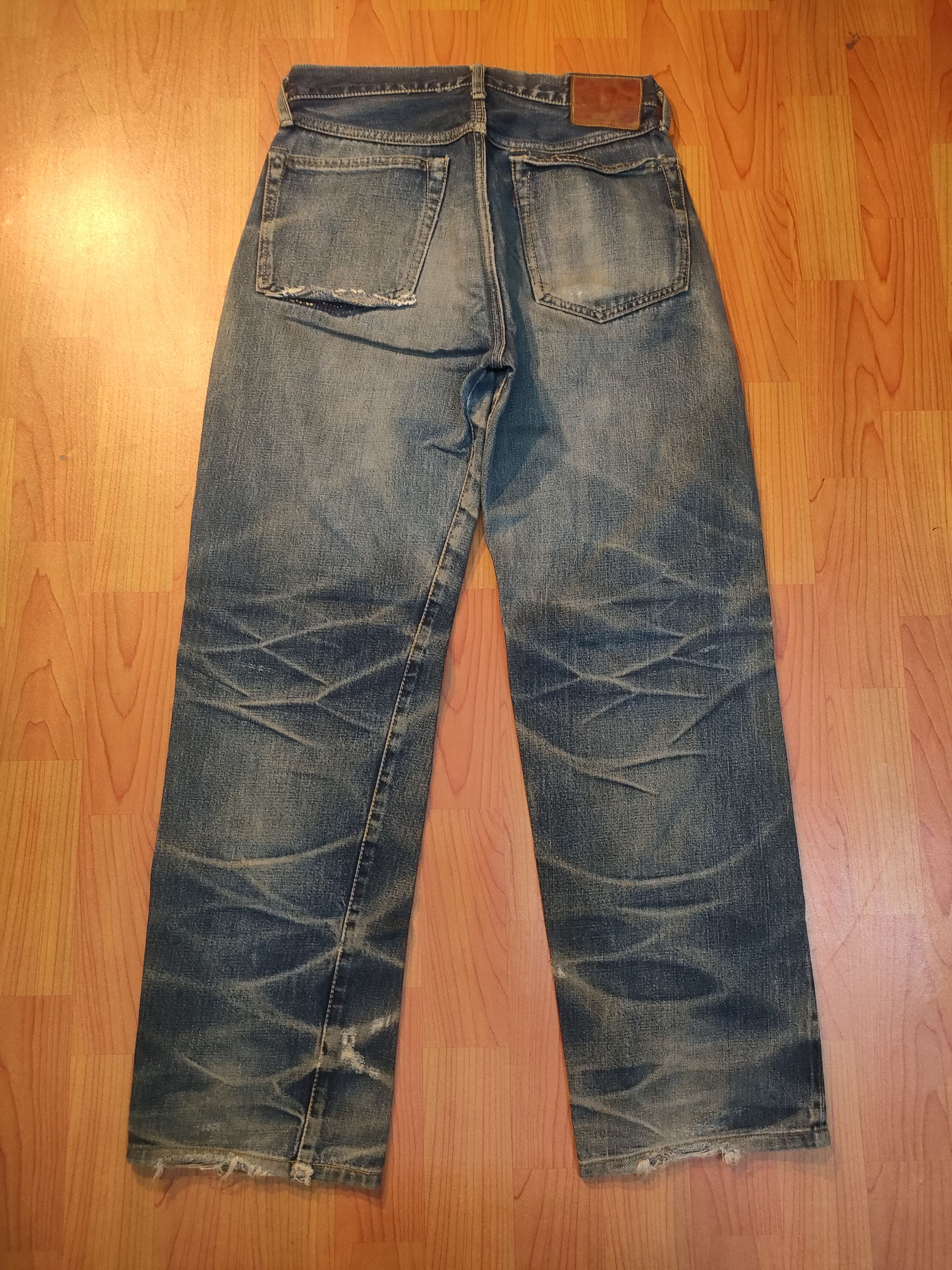Pherrow's Distressed Pherrows Selvedge Jeans Size US 29 - 4 Thumbnail