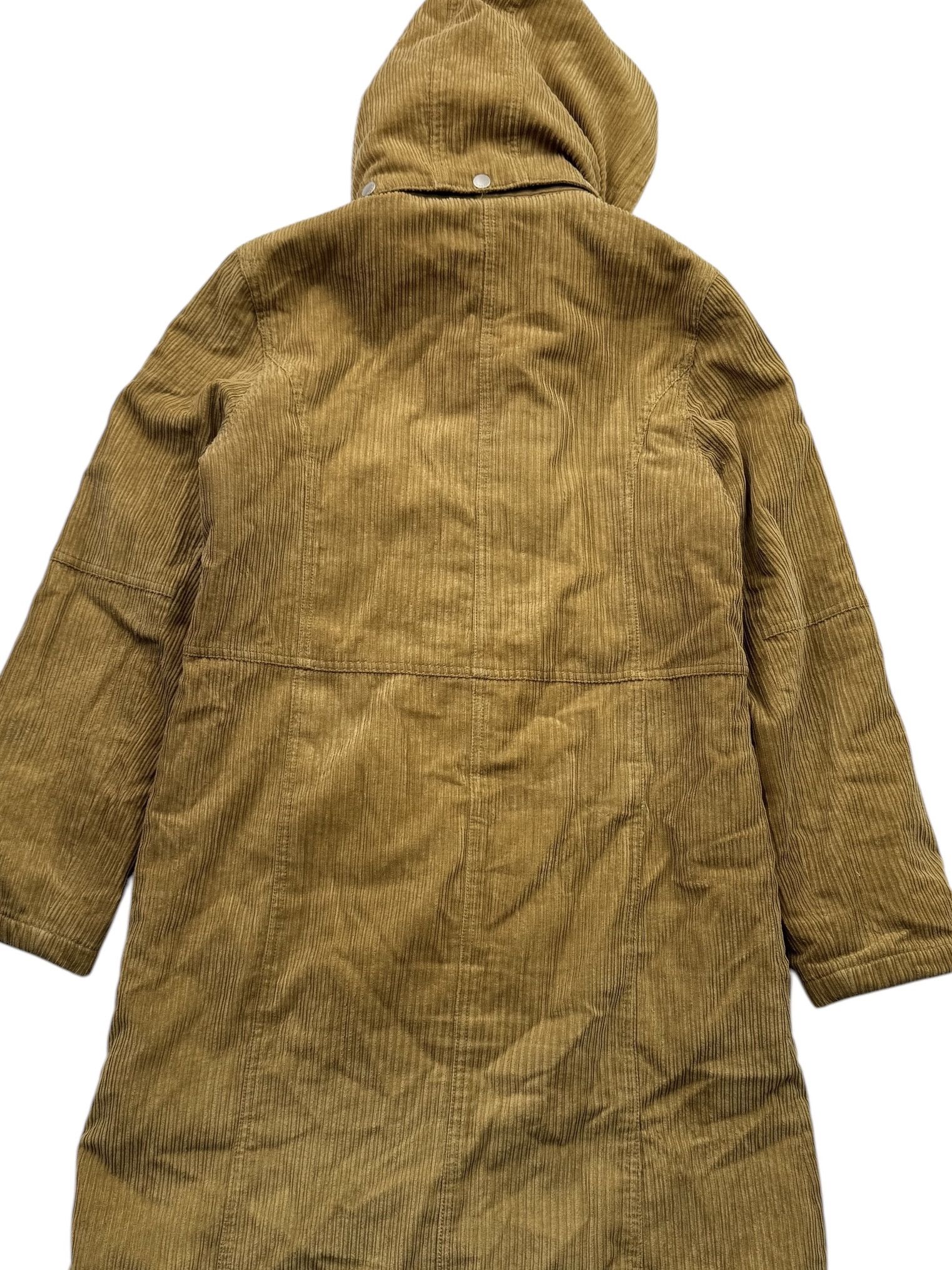 Vintage Vintage Corduroy Coat With Faux Fur Neck W87(V9) Size L / US 10 / IT 46 - 6 Thumbnail
