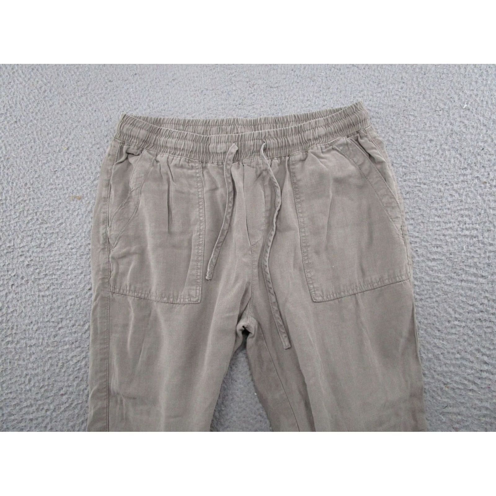 Vintage Thread & Supply Pant's Women's Green Lyocell Tencel Jogger Drawstring Size S Size 28" / US 6 / IT 42 - 3 Thumbnail