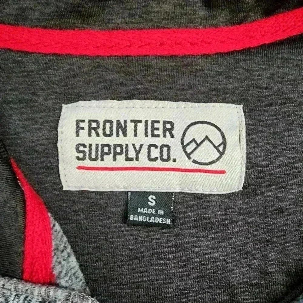 Athletic Works × Gymshark Frontier Supply Co Mens Grey 1/2 Zip Pullover Athletic Shirt Size US S / EU 44-46 / 1 - 2 Thumbnail