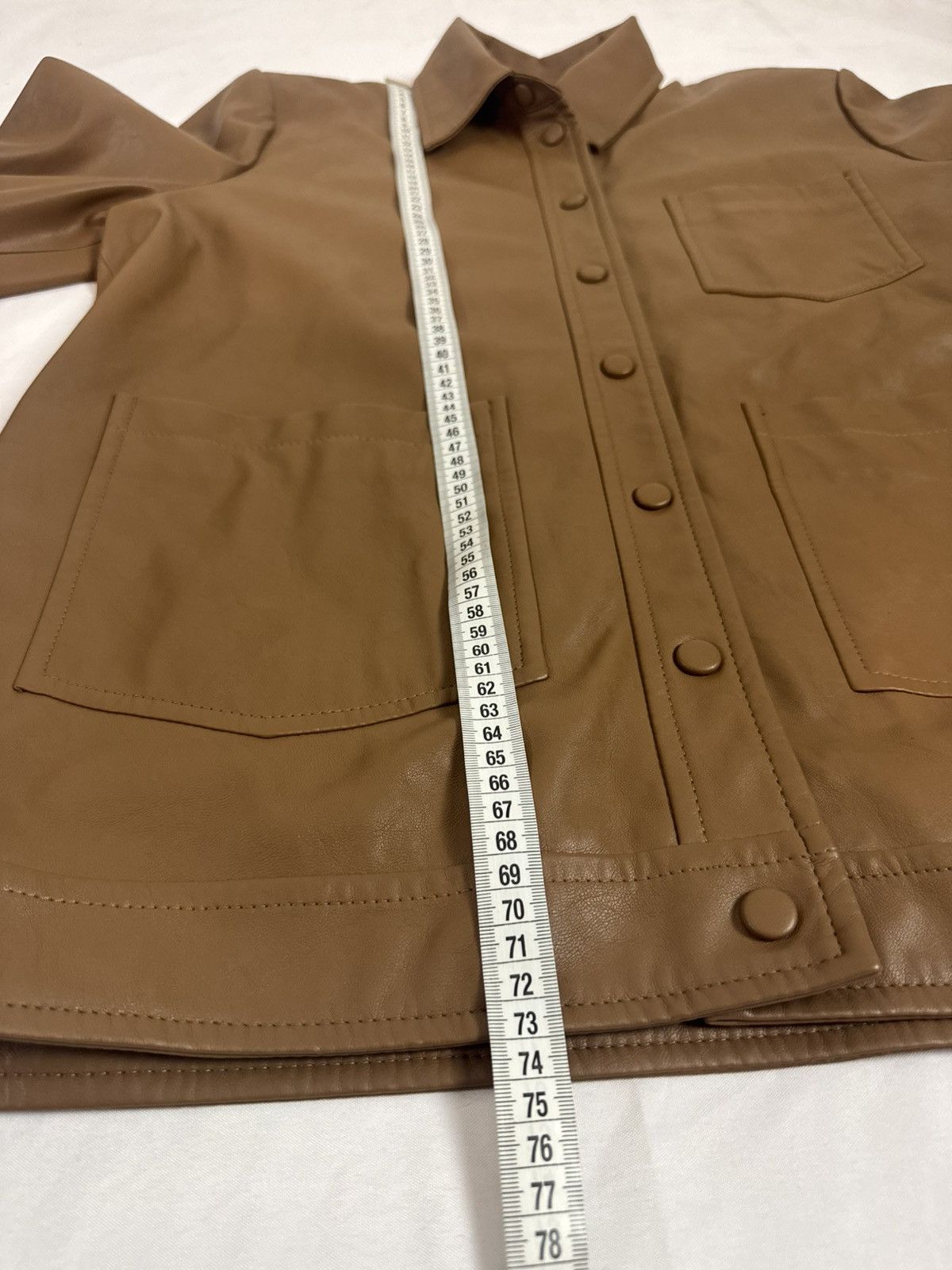 Samsoe Samsoe Camel Vestine soft faux leather Jacket with belt Size XL / US 12-14 / IT 48-50 - 14 Thumbnail