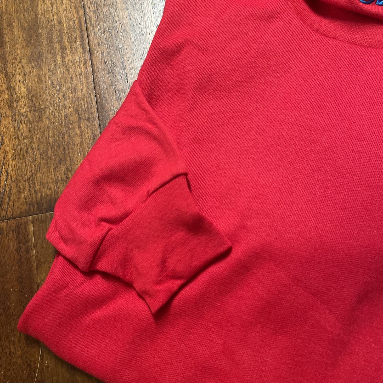 Majestic New NOS Vtg Majestic Philadelphia 76ers Turtleneck XL Custom Size US XL / EU 56 / 4 - 4 Thumbnail