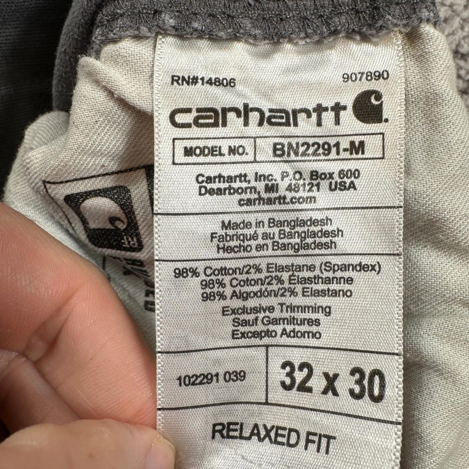 Carhartt Carhartt BM2291-M Relaxed Fit Rugged Flex Canvas Pants 32x30 Size US 32 / EU 48 - 5 Thumbnail