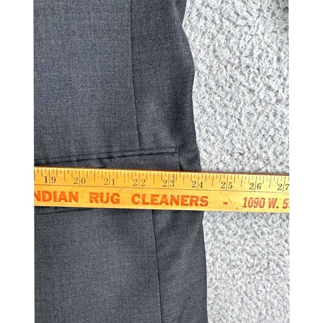 Ralph Lauren Ralph Lauren Jacket Mens 46 Gray Wool Blazer Adult 46L Long Dark Grey Sports Coat Office Size 46R - 6 Thumbnail