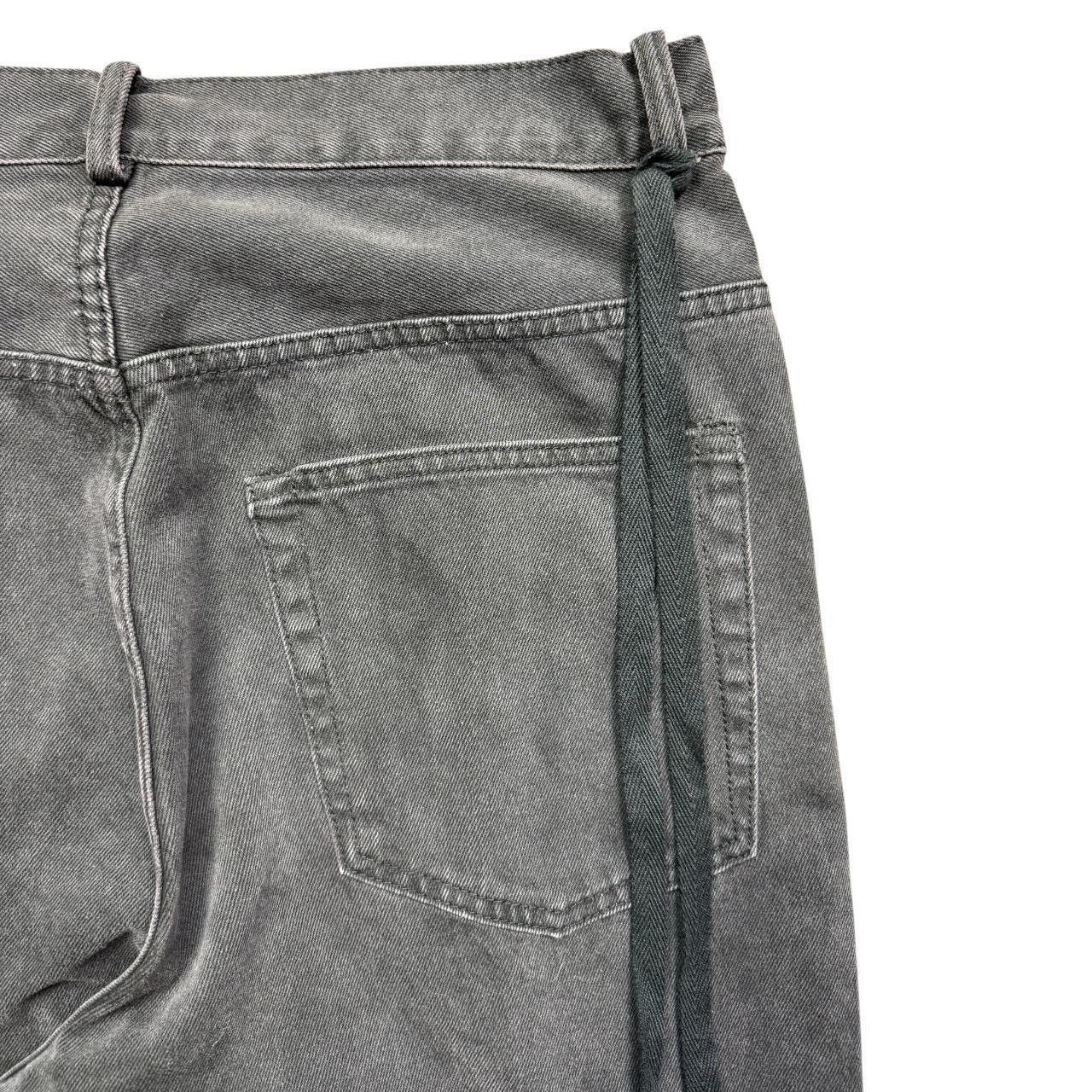 Ann Demeulemeester Ann demeulemeester ss2023 wide leg jeans with two laces Size US 33 - 4 Thumbnail