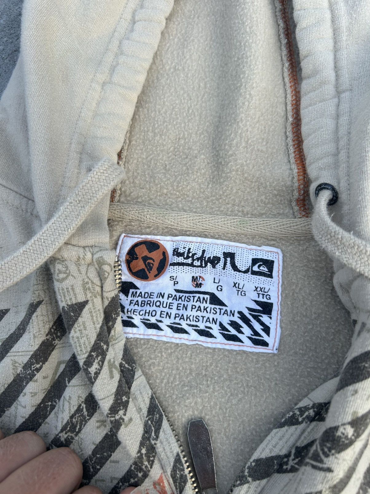 Quiksilver × Vintage Vintage Quiksilver hoodie Size US M / EU 48-50 / 2 - 2 Thumbnail