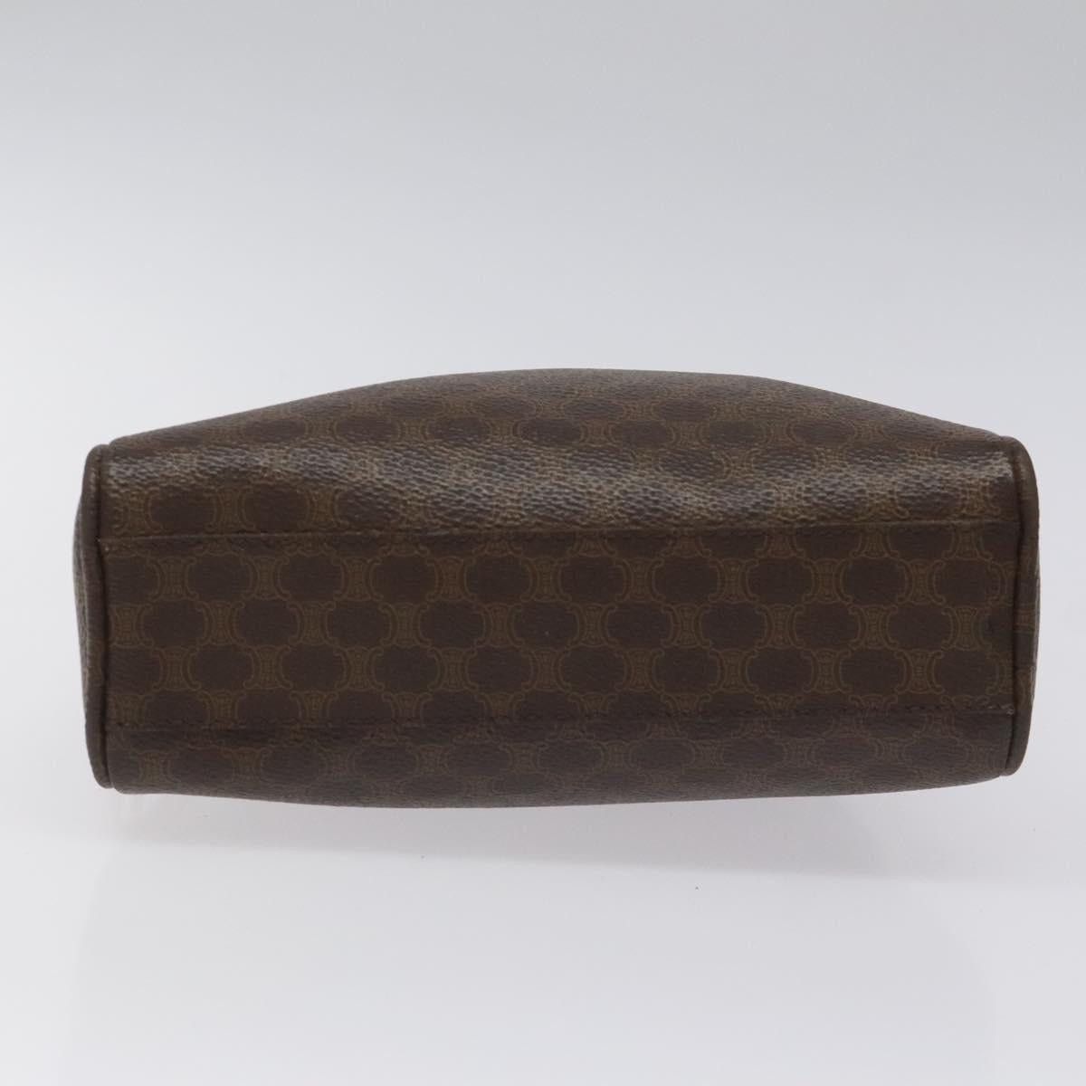 Celine CELINE Macadam Canvas Hand Bag Pvc Leather Brown Size ONE SIZE - 9 Thumbnail