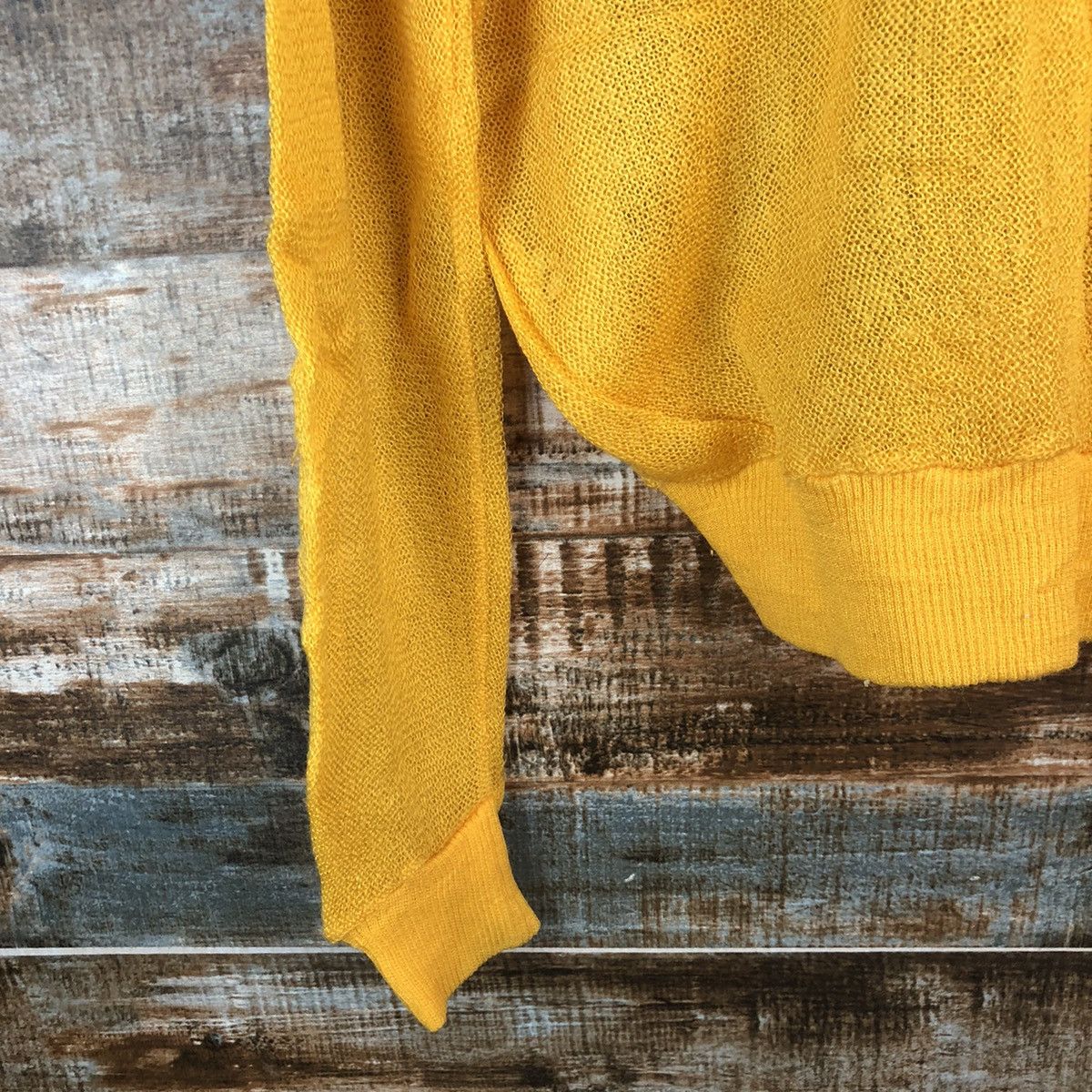 Japanese Brand Ladies Fashion japan vintage Yellow Cardigan Knitwear #A2466 Size M / US 6-8 / IT 42-44 - 13 Thumbnail