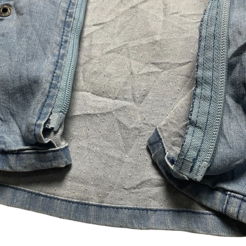 If Six Was Nine 🇯🇵 IN THE ATTIC BONDAGE PUNK SHORT SLEEVE DENIM JACKET Size US L / EU 52-54 / 3 - 16 Thumbnail