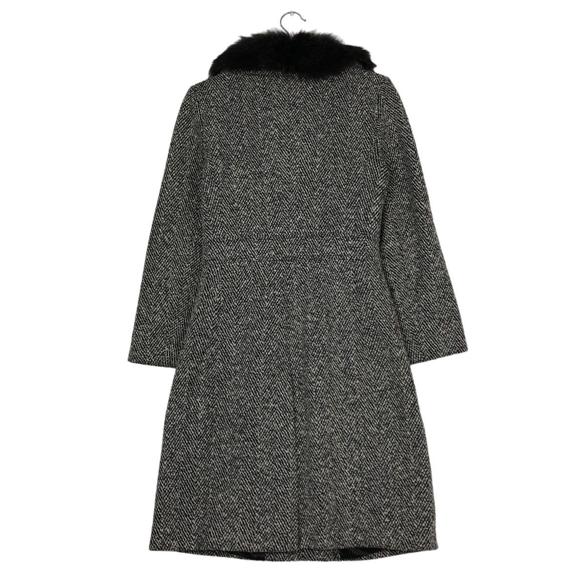 Vintage 🔥VINTAGE LONG JACKET WOOL SPORTMAX ITALY MINK FUR COLLAR Size M / US 6-8 / IT 42-44 - 9 Thumbnail
