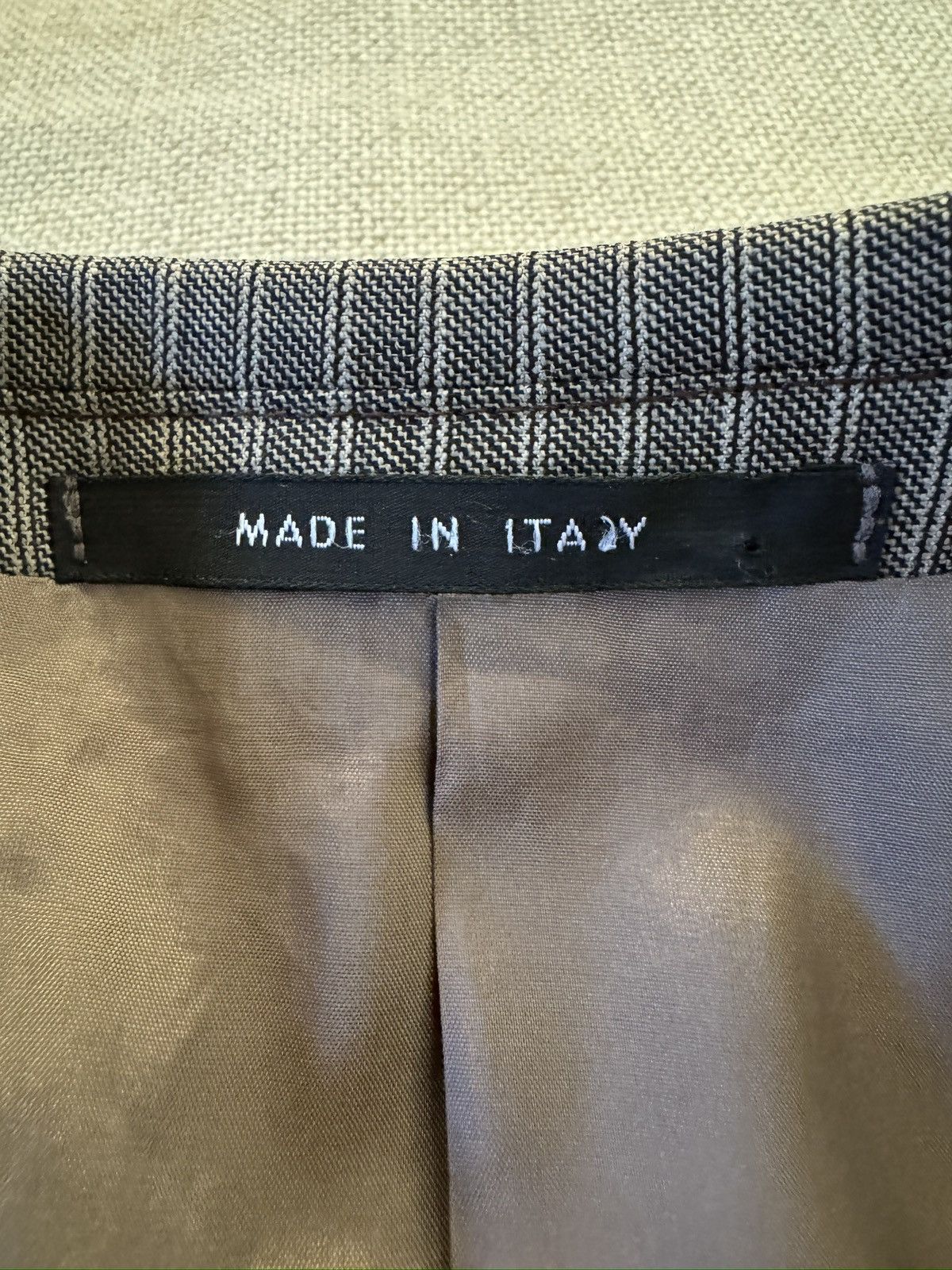 Armani Collezioni ARMANI COLLEZIONI Made in Italy Peak Lapel Suit Jacket 40R Size 40R - 9 Thumbnail
