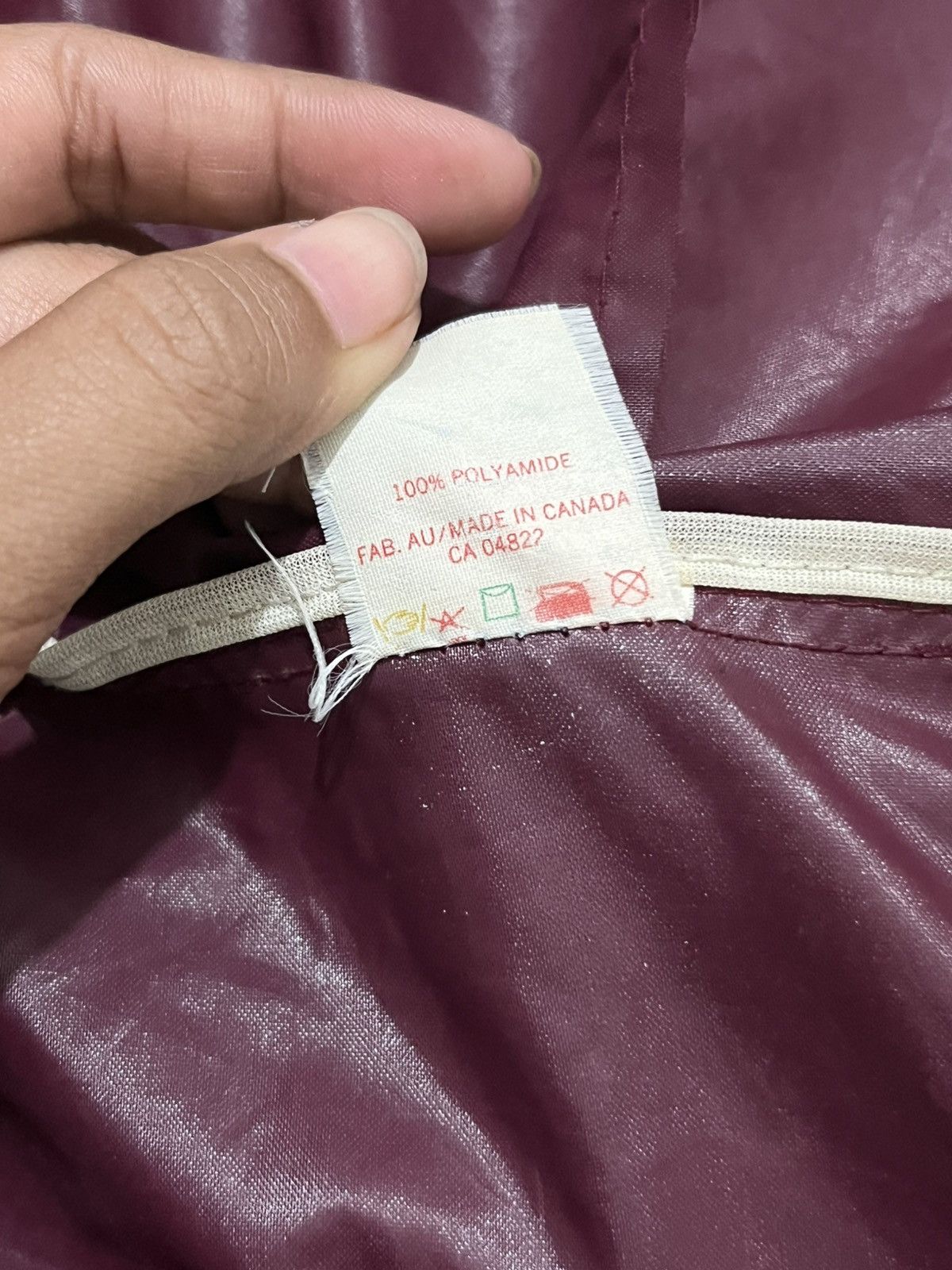Other Vintage 90s K-Way Packable Windbreaker Jacket Burgundy Size US L / EU 52-54 / 3 - 12 Thumbnail