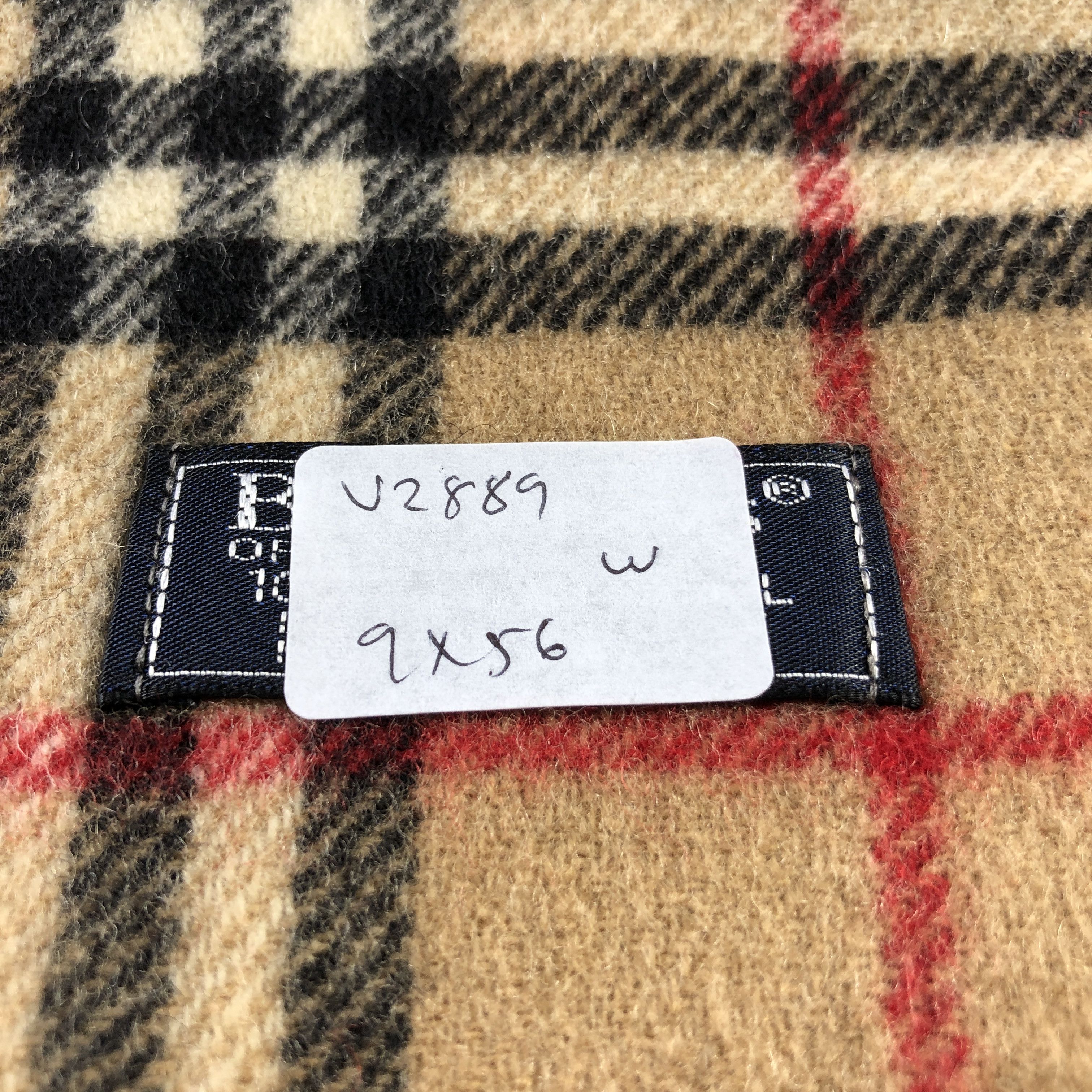 Burberry Burberry Tan Nova Check Wool Scarf Muffler V2889 Size ONE SIZE - 5 Thumbnail