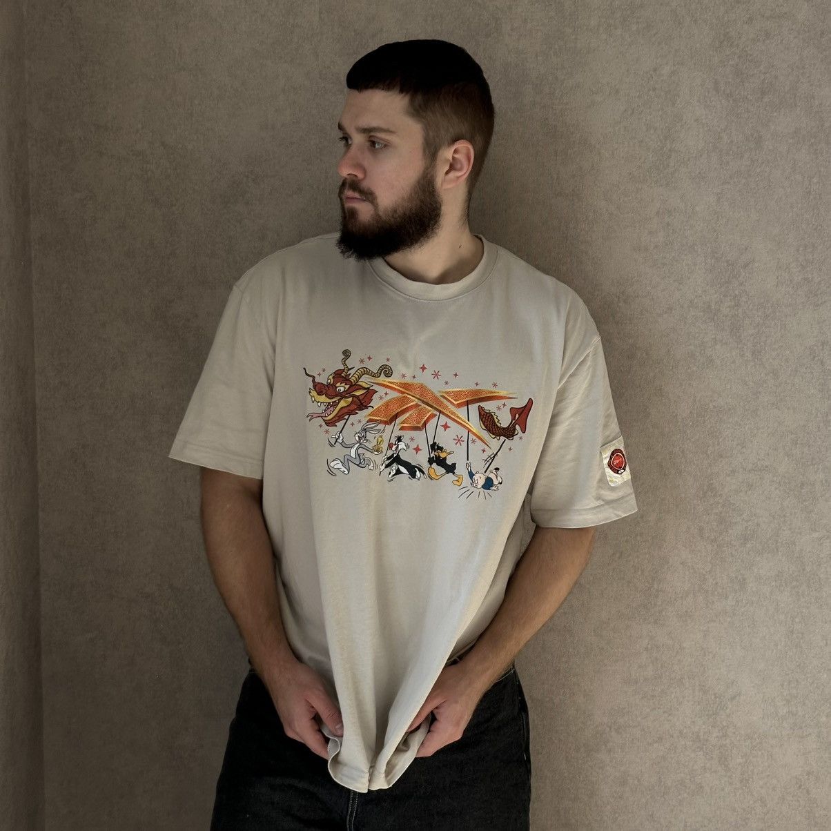 Cartoon Network × Reebok × Vintage Vintage Looney Tunes & Reebok T-shirts Big Logo Japan Y2K Size US XXL / EU 58 / 5 - 2 Thumbnail