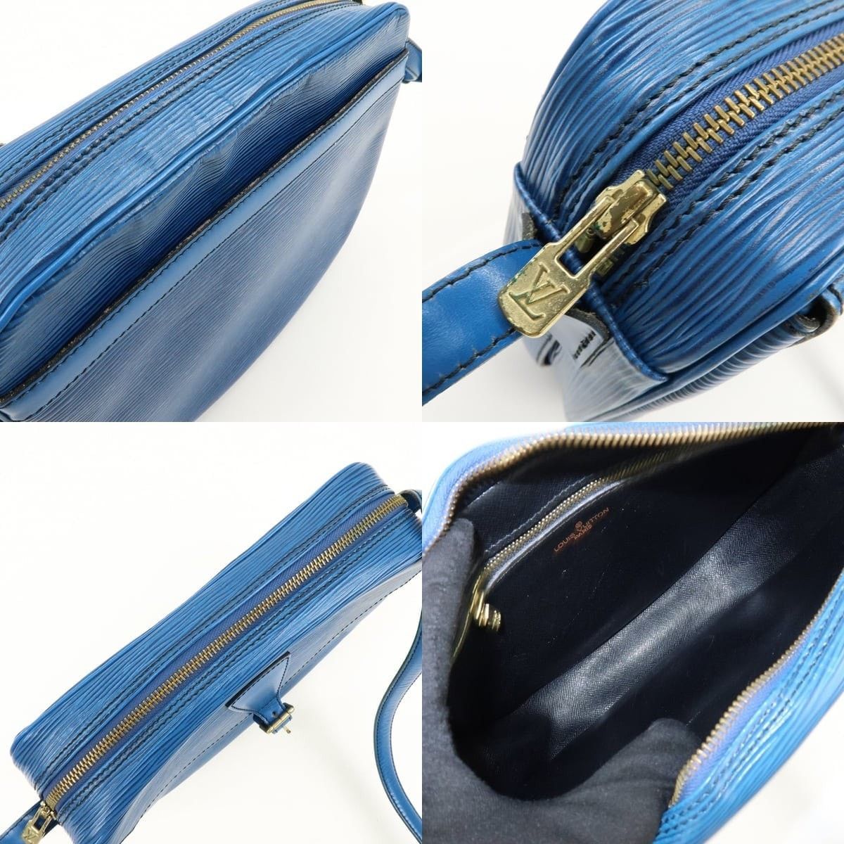 Louis Vuitton Louis Vuitton Epi Jeune Fille Shoulder Bag Leather Blue Size ONE SIZE - 6 Thumbnail