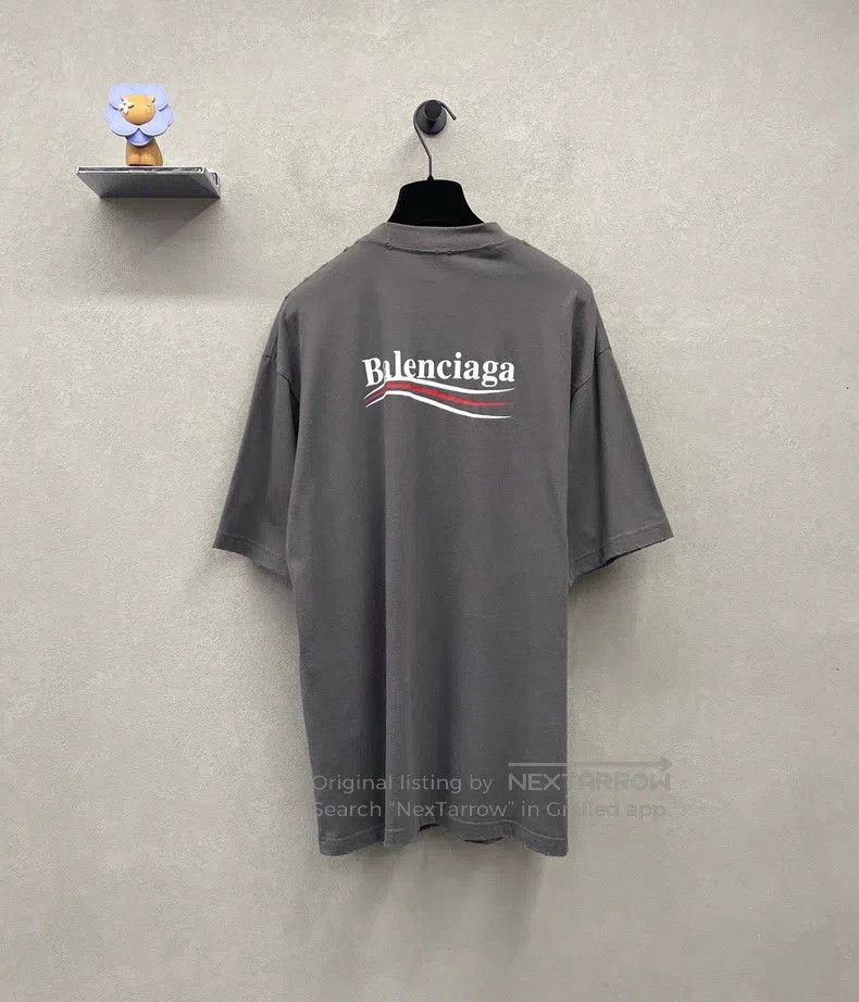 Balenciaga Balenciaga Grey Short Sleeve T-Shirt Size US XS / EU 42 / 0 - 2 Thumbnail
