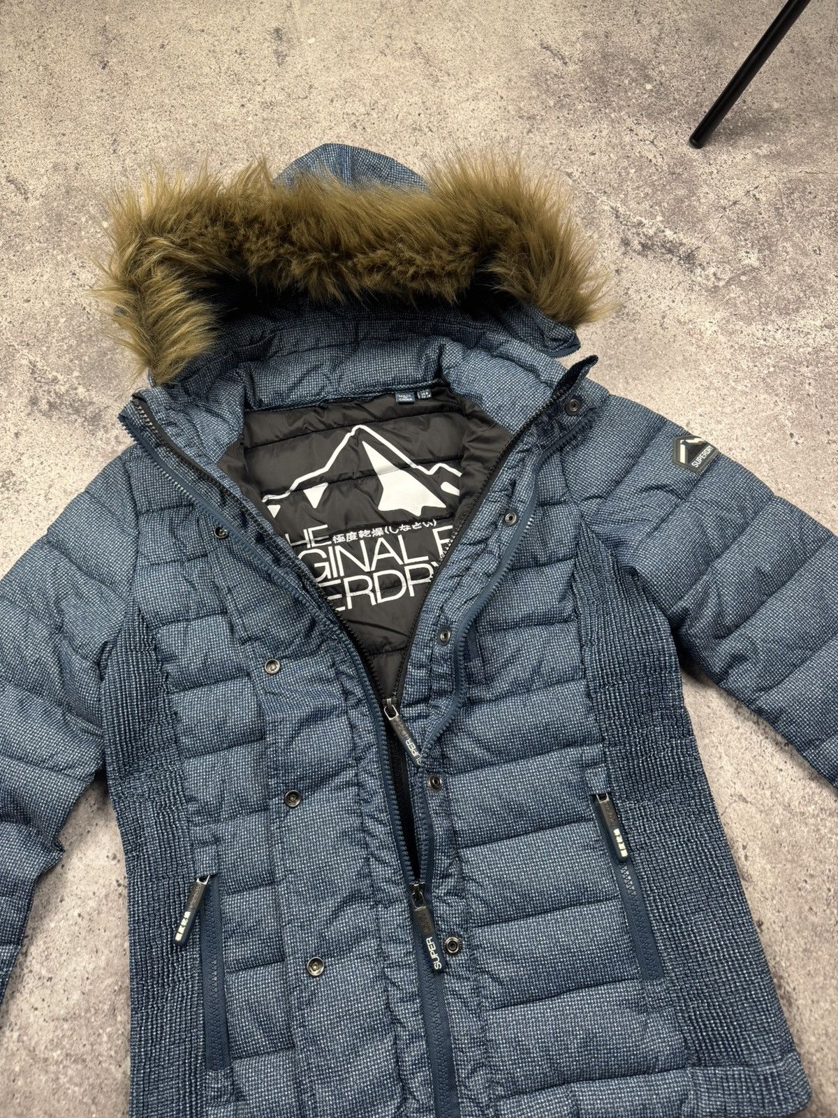 Superdry Superdry Y2K Super Fur Hoodie Jacket LGB Japanese style Size S / US 4 / IT 40 - 7 Thumbnail