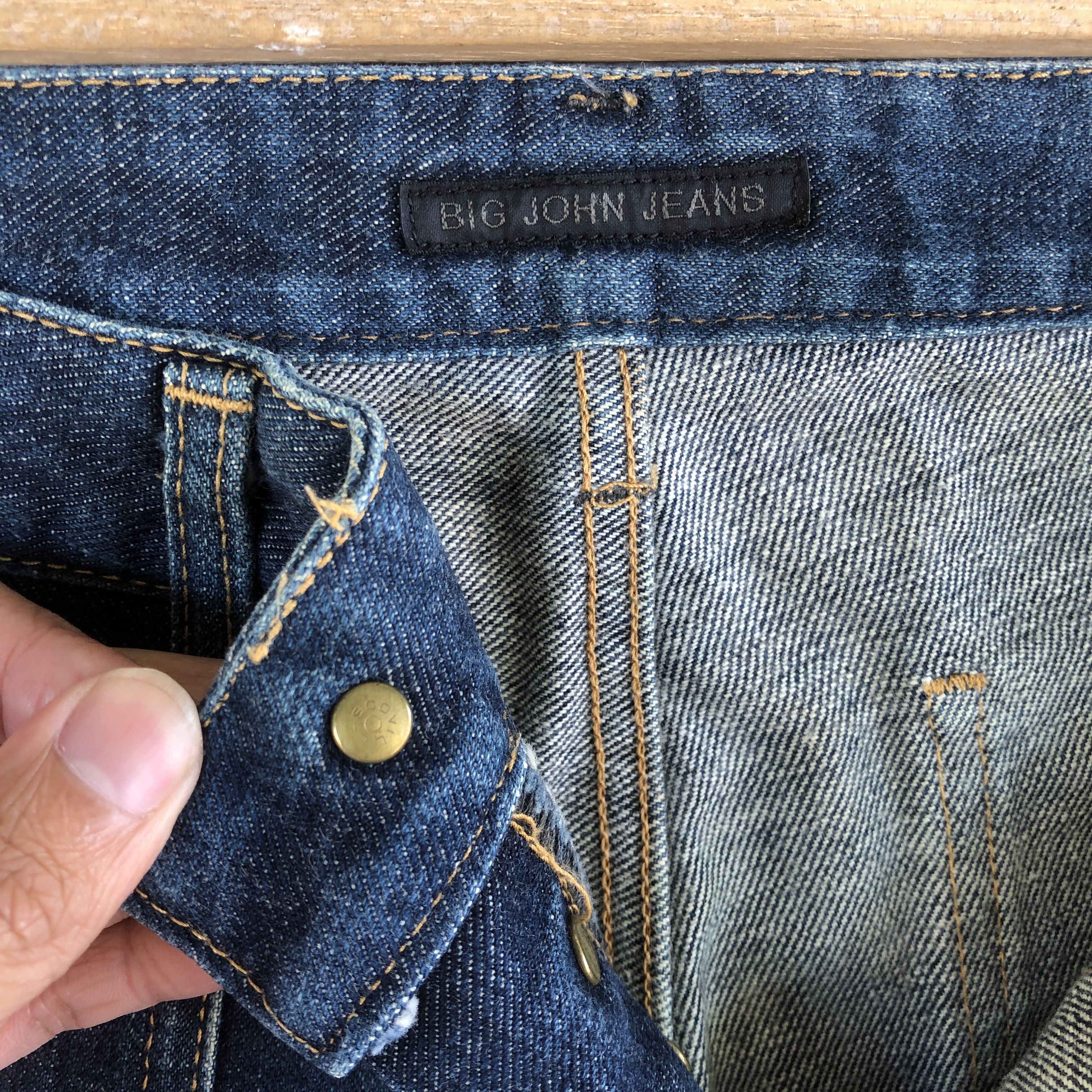 Big John Vintage 90s Big John Jeans Flare Boot Cut Denim Bush Pants Size US 30 / EU 46 - 7 Thumbnail