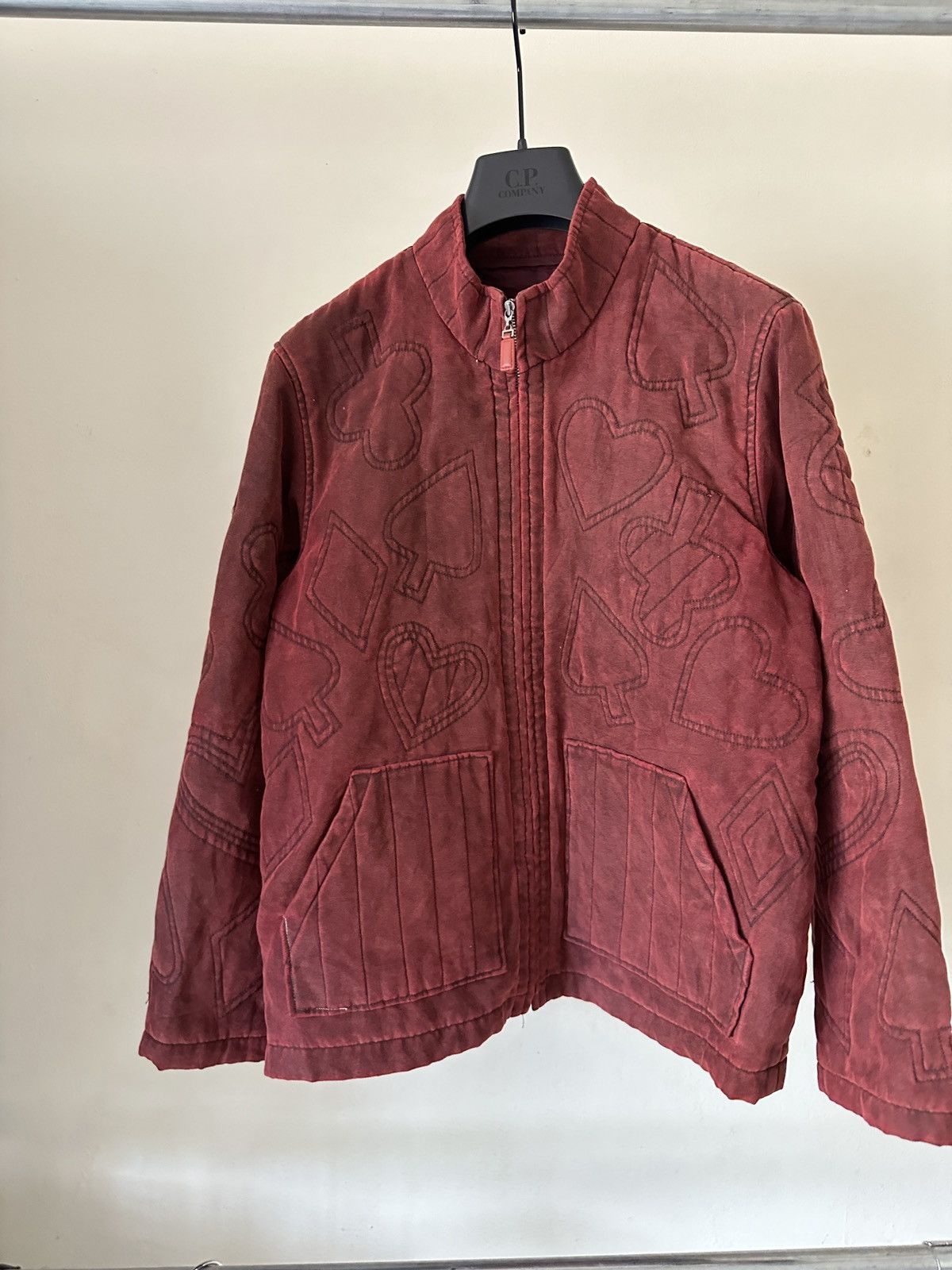 Vintage 1990s Playing Card pattern Vintage Jacket Size US S / EU 44-46 / 1 - 6 Thumbnail