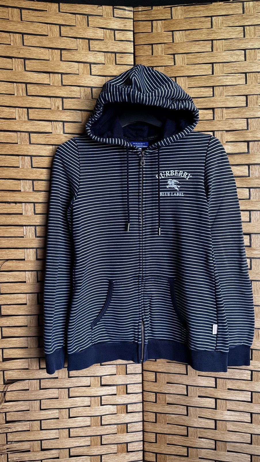 Burberry Vintage Burberry Blue Label Zipper Hoodie Size S / US 4 / IT 40 - 1 Thumbnail
