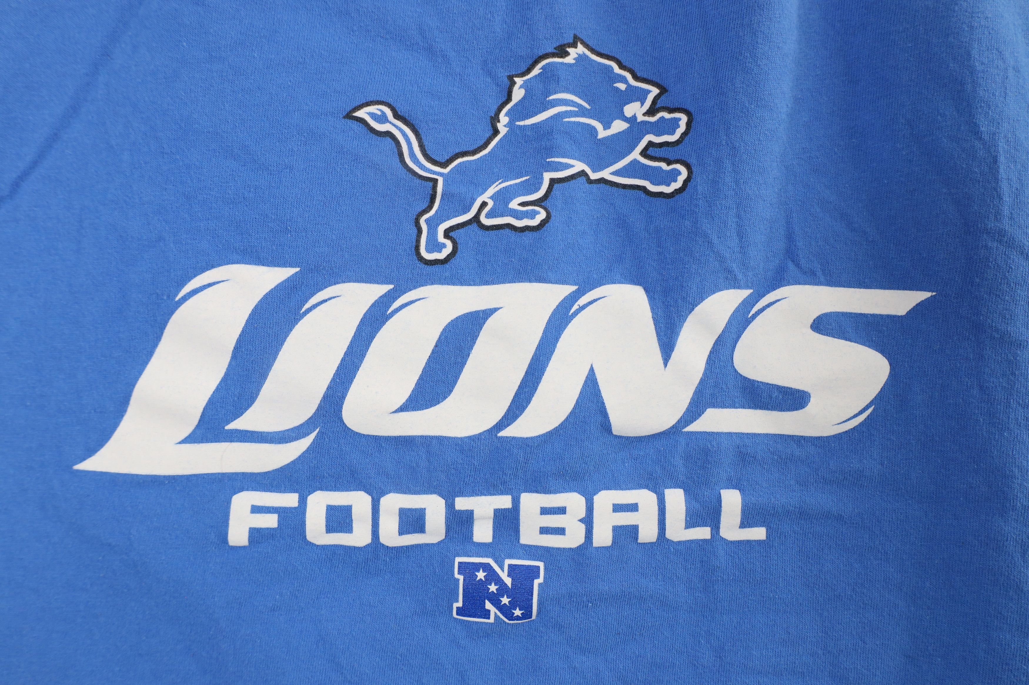 Vintage Vintage Out Detroit Lions Football Long Sleeve T-Shirt Blue Size US XXL / EU 58 / 5 - 5 Thumbnail
