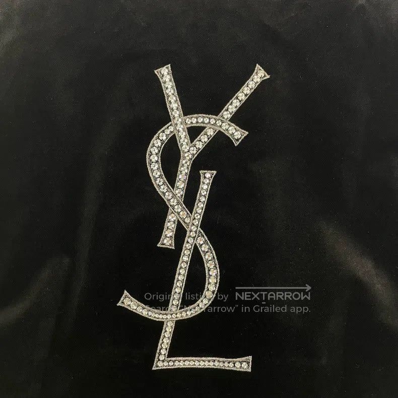 Saint Laurent Paris Saint Laurent Paris Black Velvet Waterfall Button Fur Coat Size US M / EU 48-50 / 2 - 7 Thumbnail