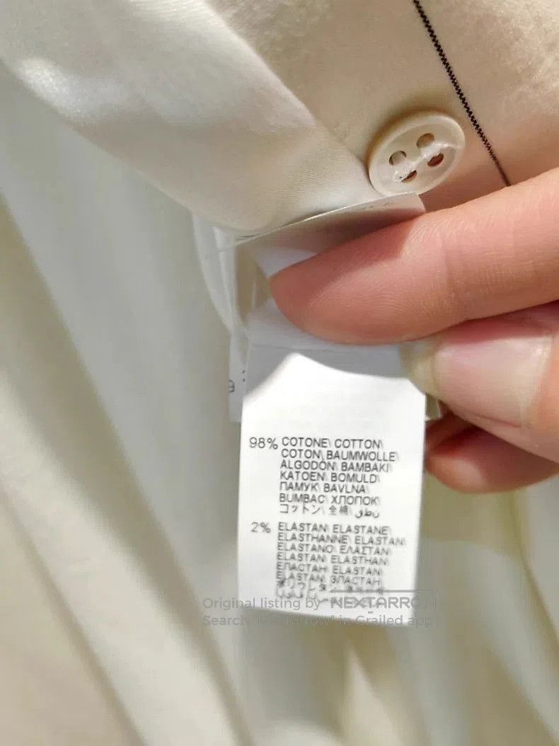 Brunello Cucinelli Brunello Cucinelli White Stripe Blazer. Size US XS / EU 42 / 0 - 3 Thumbnail