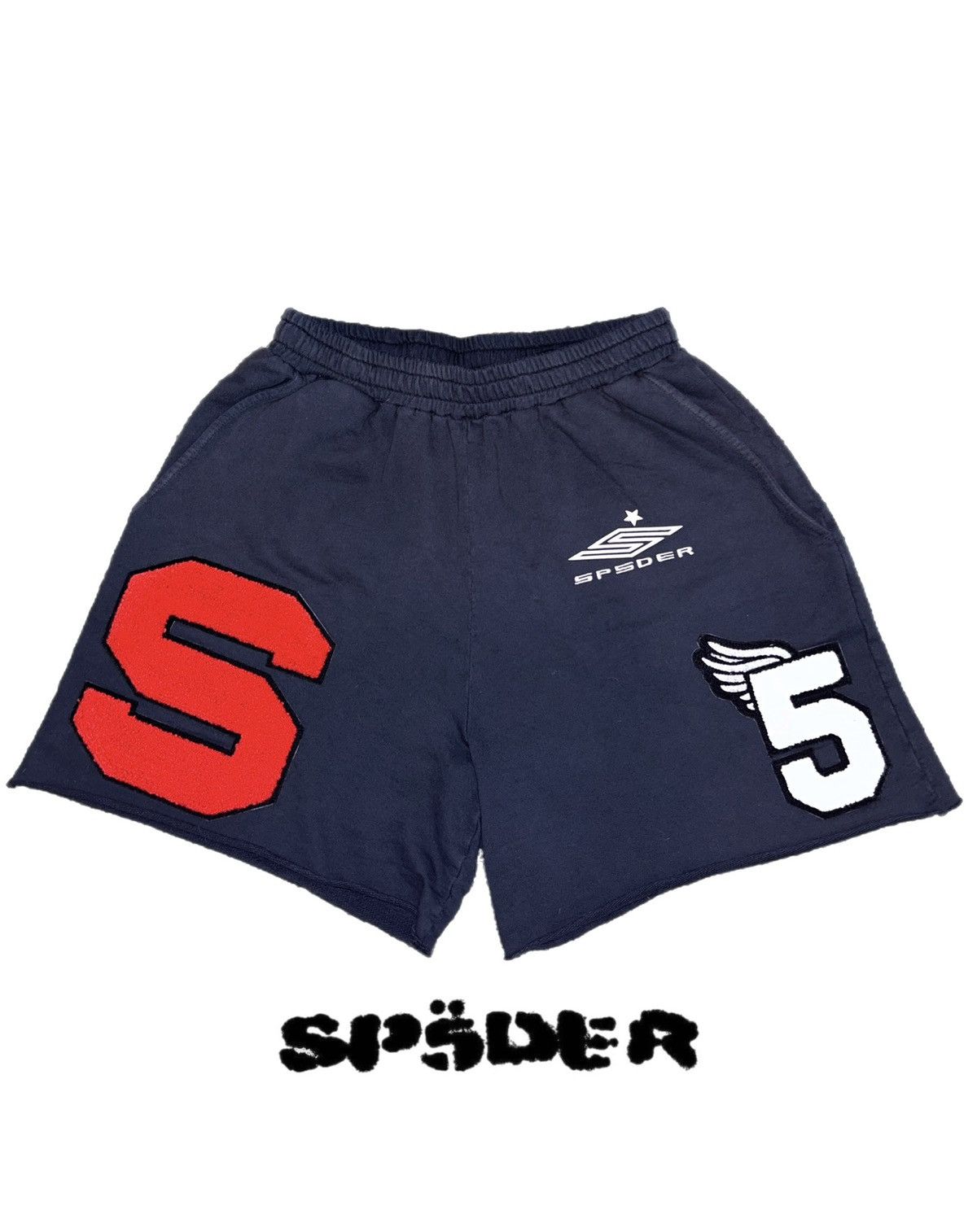 Sp5der × Young Thug RARE Sp5der Worldwide Cut & Sew Shorts Season 2022 Size US 34 / EU 50 - 1 Thumbnail