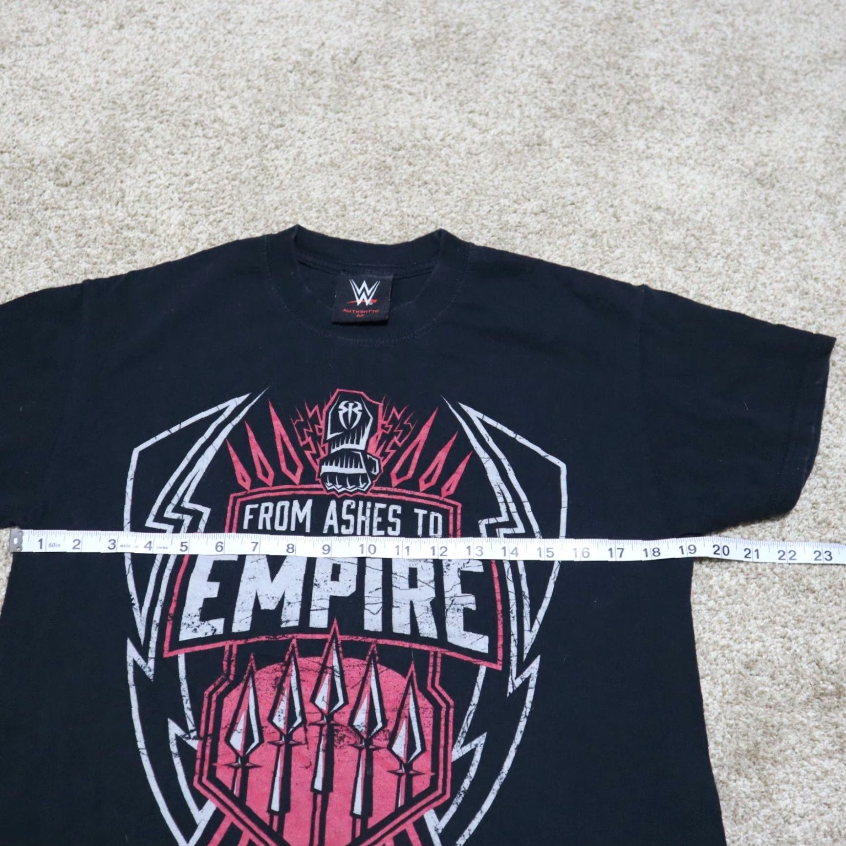 Vintage VINTAGE WWE Roman Reigns T-Shirt Black Crew Neck Size M Adult Men T-Shirt Roman Reigns Wrestling Fan Gear 90s Concert Merch Mens Size US M / EU 48-50 / 2 - 4 Thumbnail