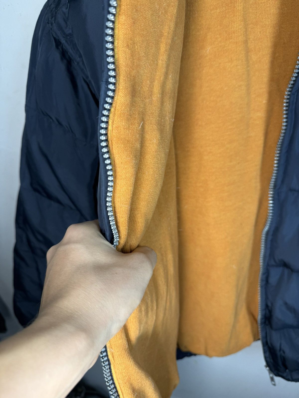 Yves Saint Laurent Puffer YSL Down Jacket Winter Blue Bomber Zip Up Size US M / EU 48-50 / 2 - 21 Thumbnail