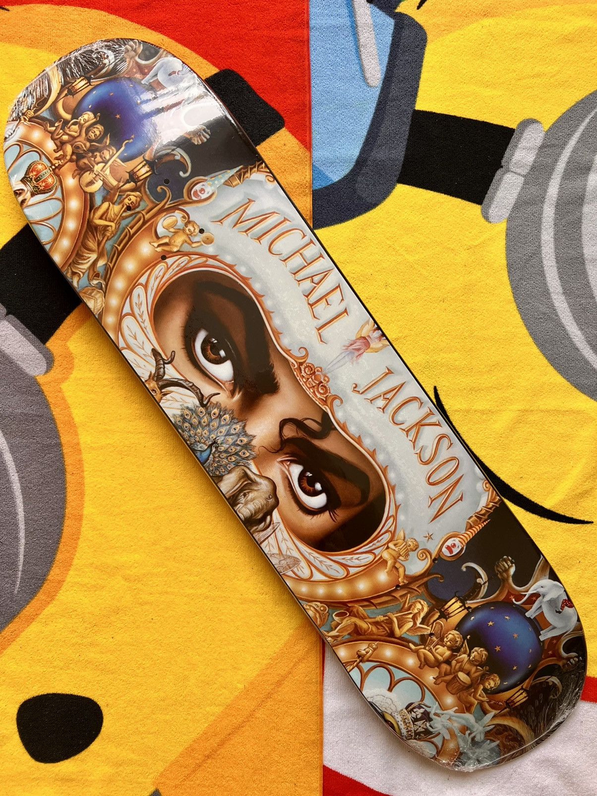 Supreme Michael Jackson Dangerous Skateboard FW25 deck skate