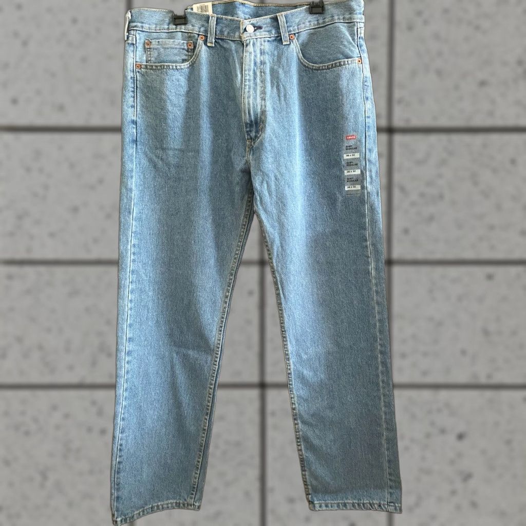 Levi's VINTAGE? MEN'S LEVI'S 505 REGULAR DENIM BLUE JEANS 38x32 NEW NWT Jeans Size US 38 / EU 54 - 1 Thumbnail