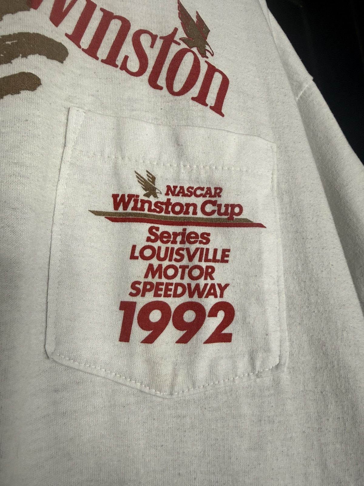 Vintage 1992 Winston Cup Speedway XL T Shirt Size US XL / EU 56 / 4 - 7 Thumbnail