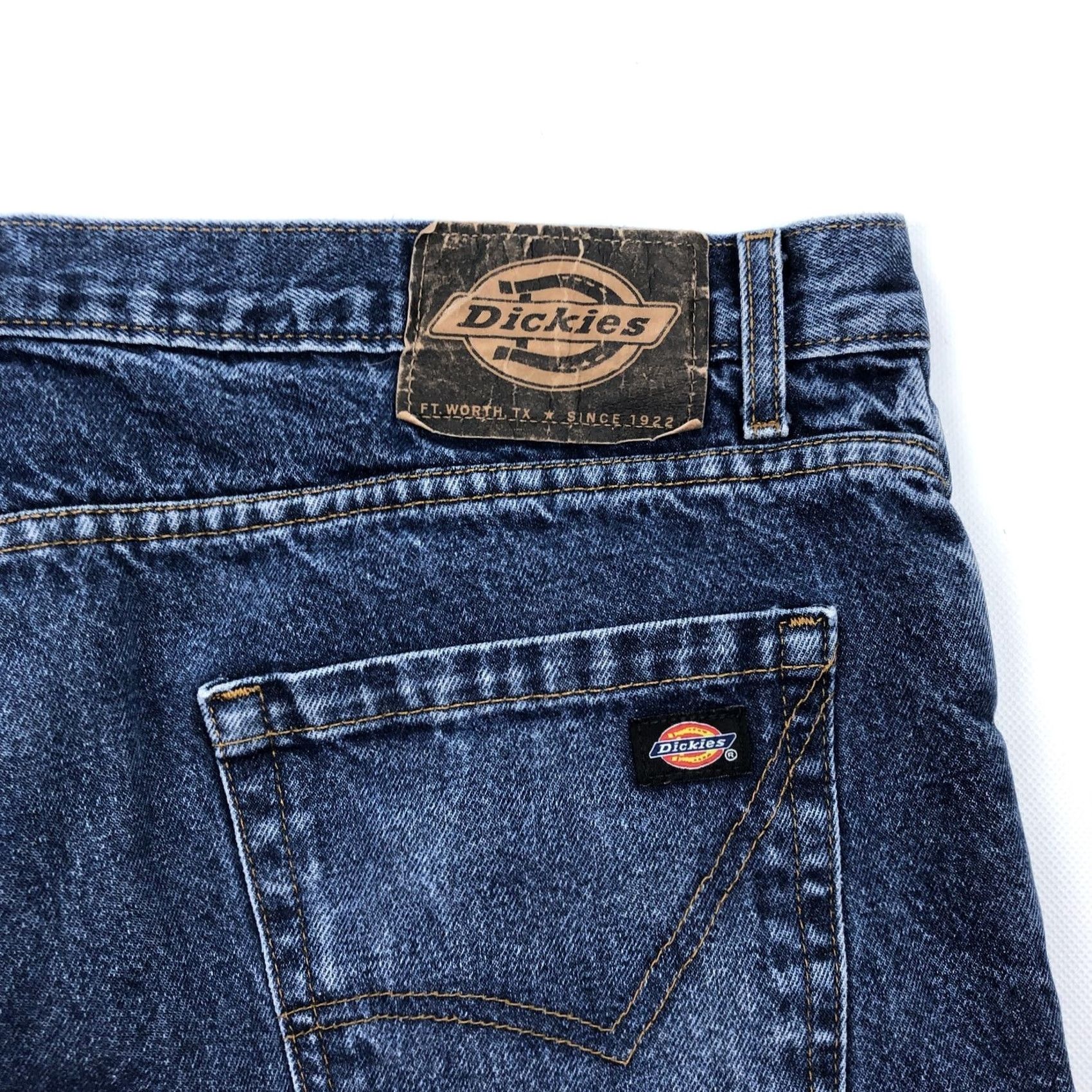 Dickies Dickies Men’s Jeans Straight 38x32 Dark Blue Flannel Lined Relaxed Fit 5-Pocket Denim Work Casual Mens Regular Stretch? Size US 38 / EU 54 - 5 Thumbnail