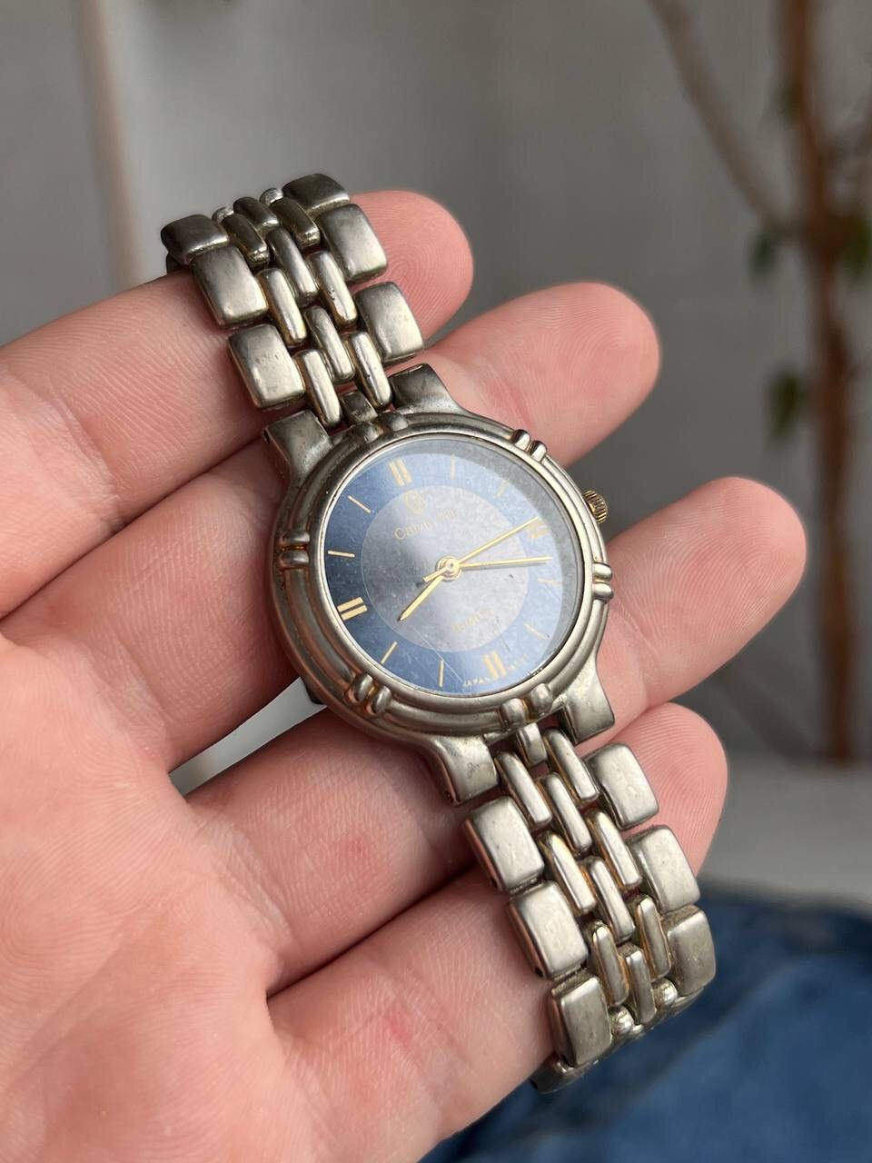 Japanese Brand × Vintage Vintage Japanese style futuristic form Watch Metal 90s Japan Size ONE SIZE - 1 Thumbnail
