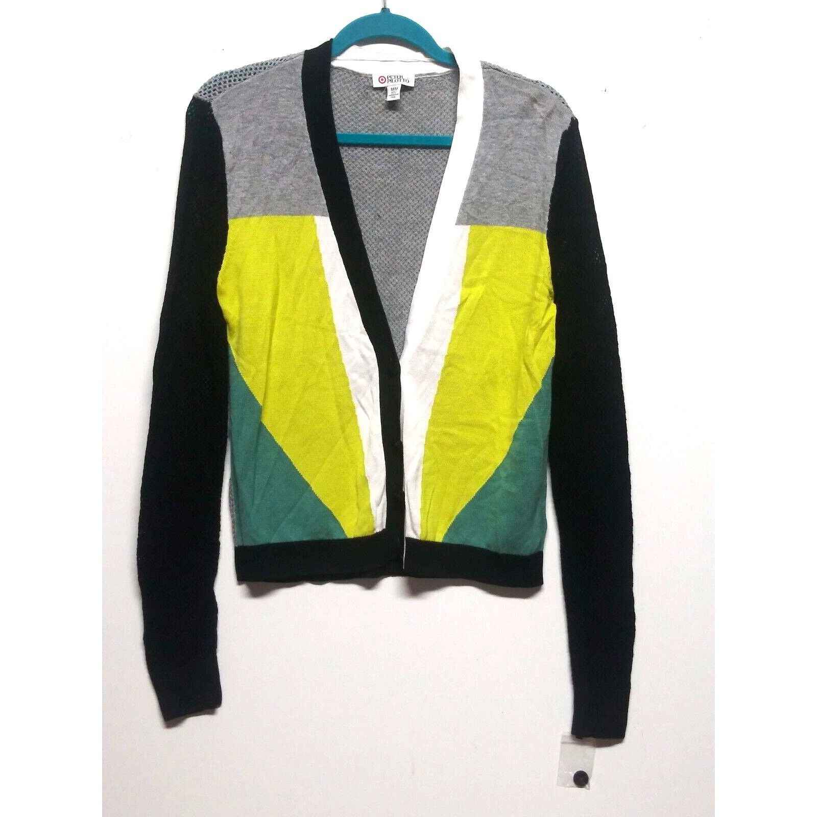 Peter Pilotto Peter Pilotto Women Cardigan Sweater M Colorblock Multicolor Size M / US 6-8 / IT 42-44 - 1 Thumbnail