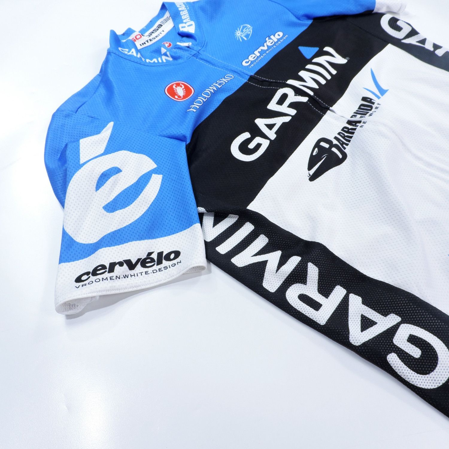 Other 2012 CASTELLI CERVÉLO GARMIN BARRACUDA PRO CYCLING JERSEY Size US XL / EU 56 / 4 - 9 Thumbnail