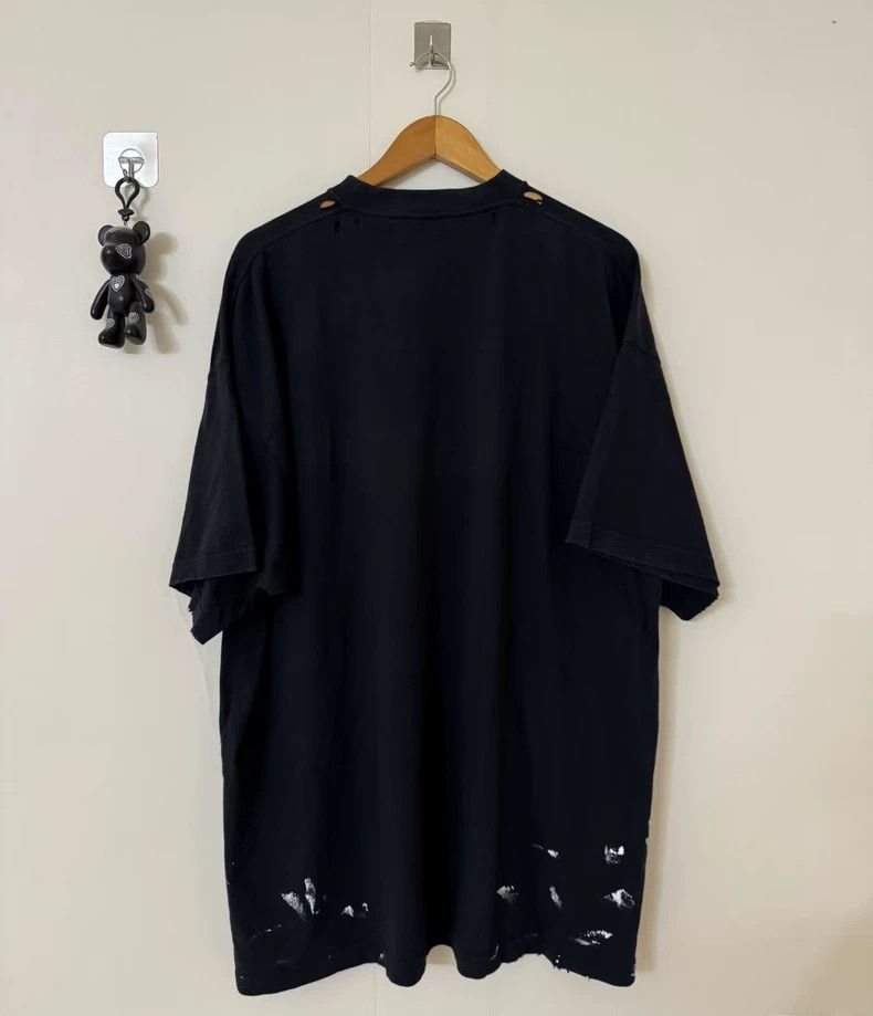 Balenciaga Balenciaga Black flame short sleeve Size US L / EU 52-54 / 3 - 3 Thumbnail