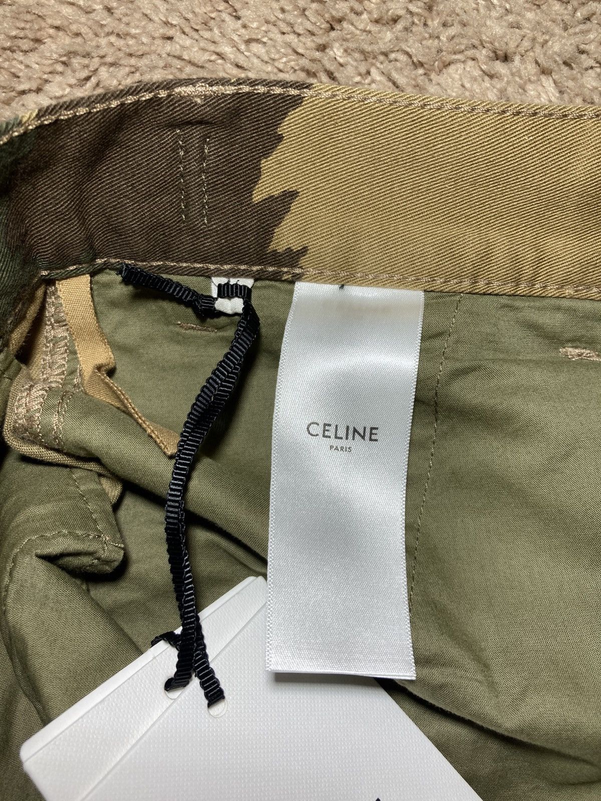 Celine New SS24 Celine Camo Cargo Bermuda Shorts 46 2024 Hedi Cut Size US 30 / EU 46 - 7 Thumbnail