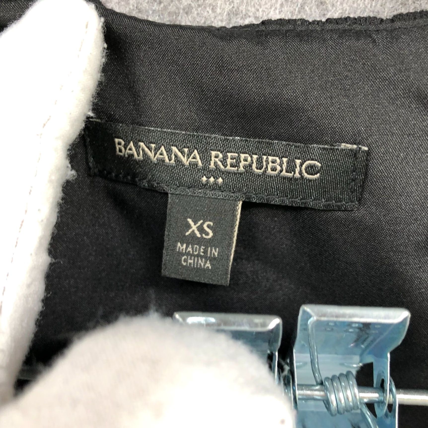 Banana Republic Banana Republic Blouse Womens XS Black V-Neck Sleeveless Ruffle Peplum Chiffon Shirt Size XS / US 0-2 / IT 36-38 - 6 Thumbnail