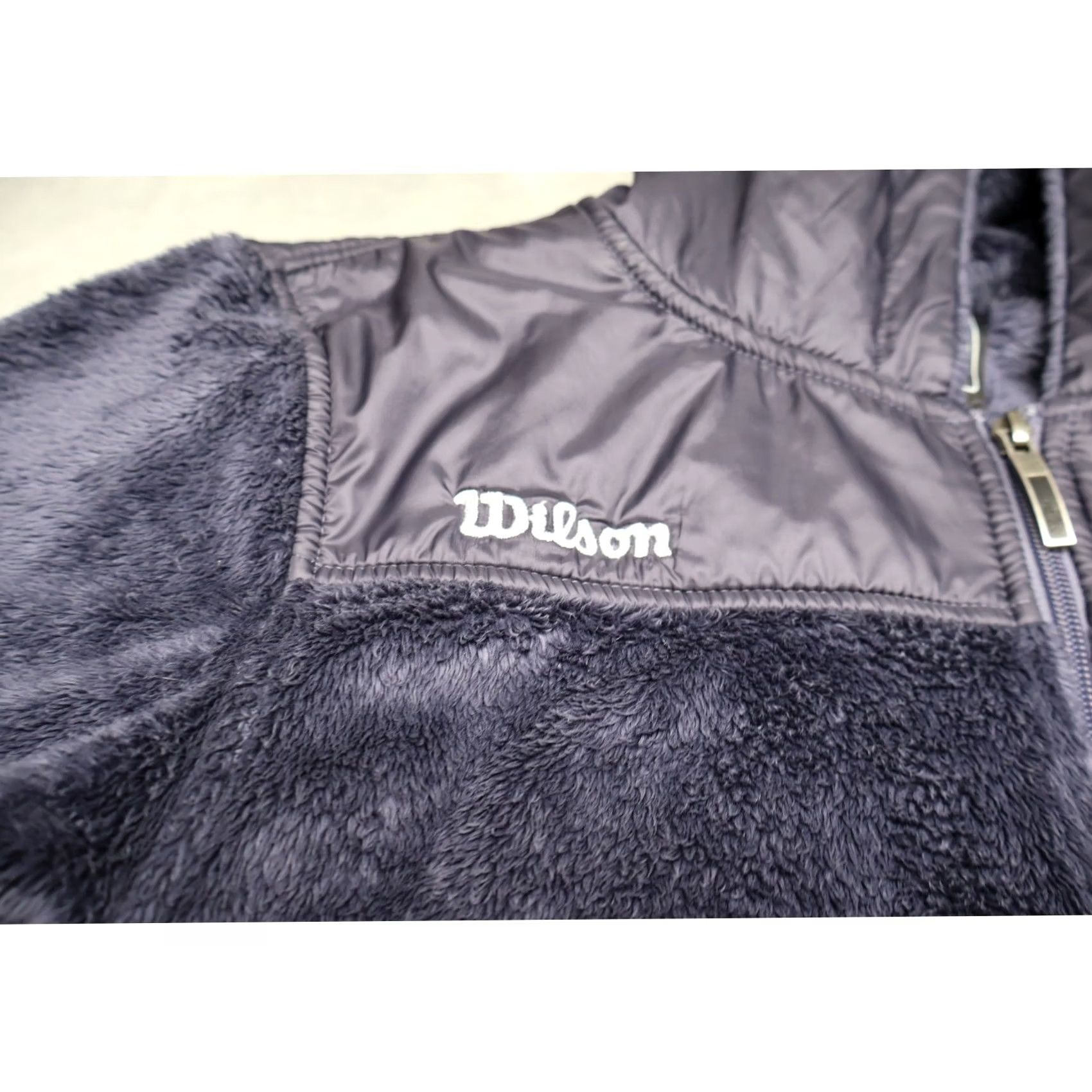 The North Face The North Face Osito Jacket Womens L Purple Fleece Full Zip Hooded Outdoor Size L / US 10 / IT 46 - 3 Thumbnail