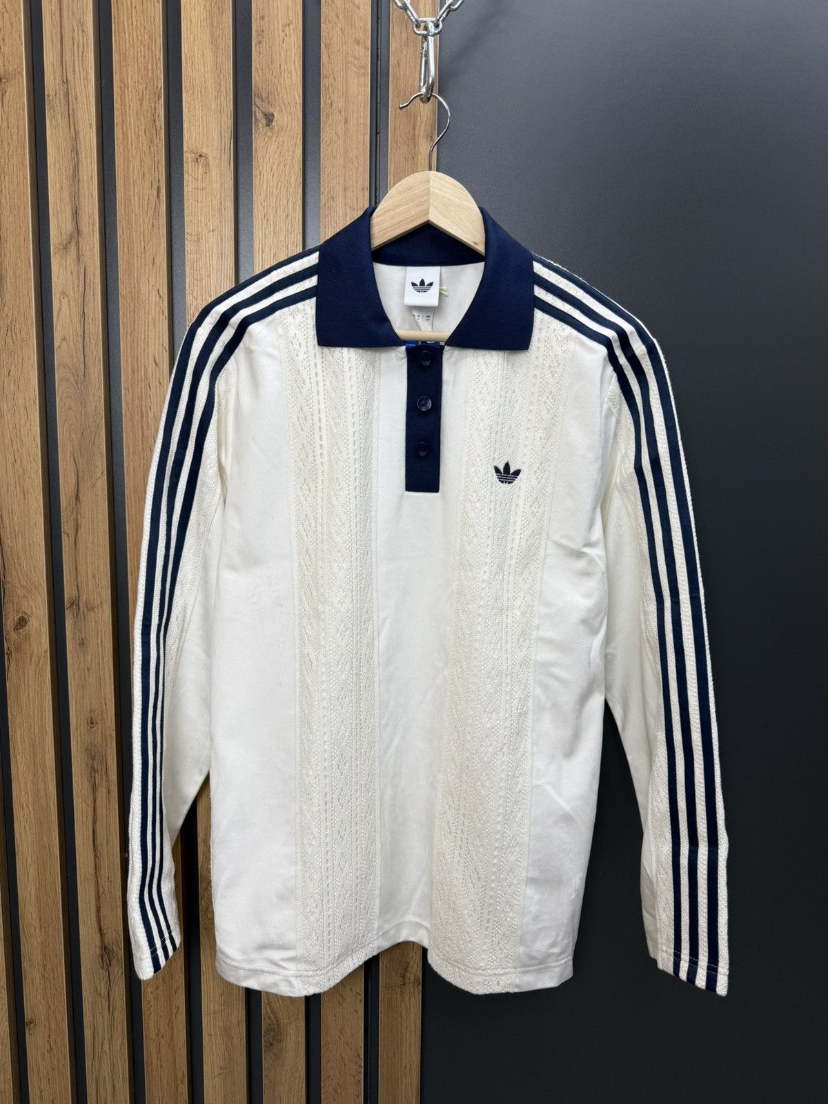 Adidas Adidas Winterised Longsleeve Soccer Jersey White Size M Size M / US 6-8 / IT 42-44 - 1 Thumbnail