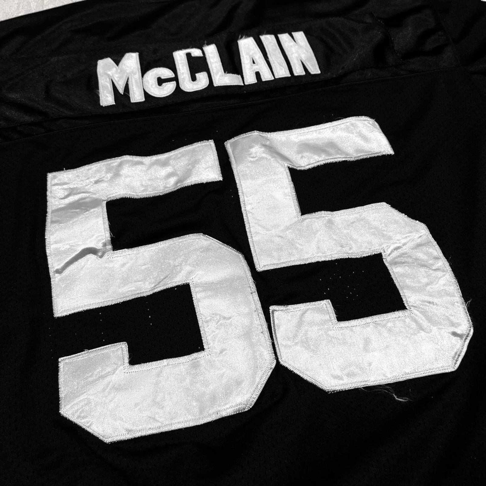 Reebok Reebok x NFL Las Vegas Raiders Rolando Mcclain Black Jersey Size US XXL / EU 58 / 5 - 2 Thumbnail