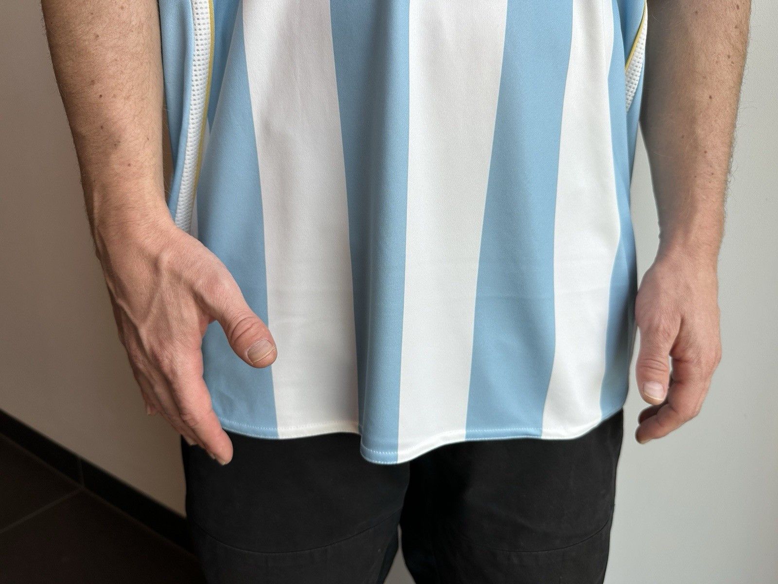 Adidas Vintage Argentina 2006/2007 Home Jersey Soccer Riquelme Size US XL / EU 56 / 4 - 5 Thumbnail