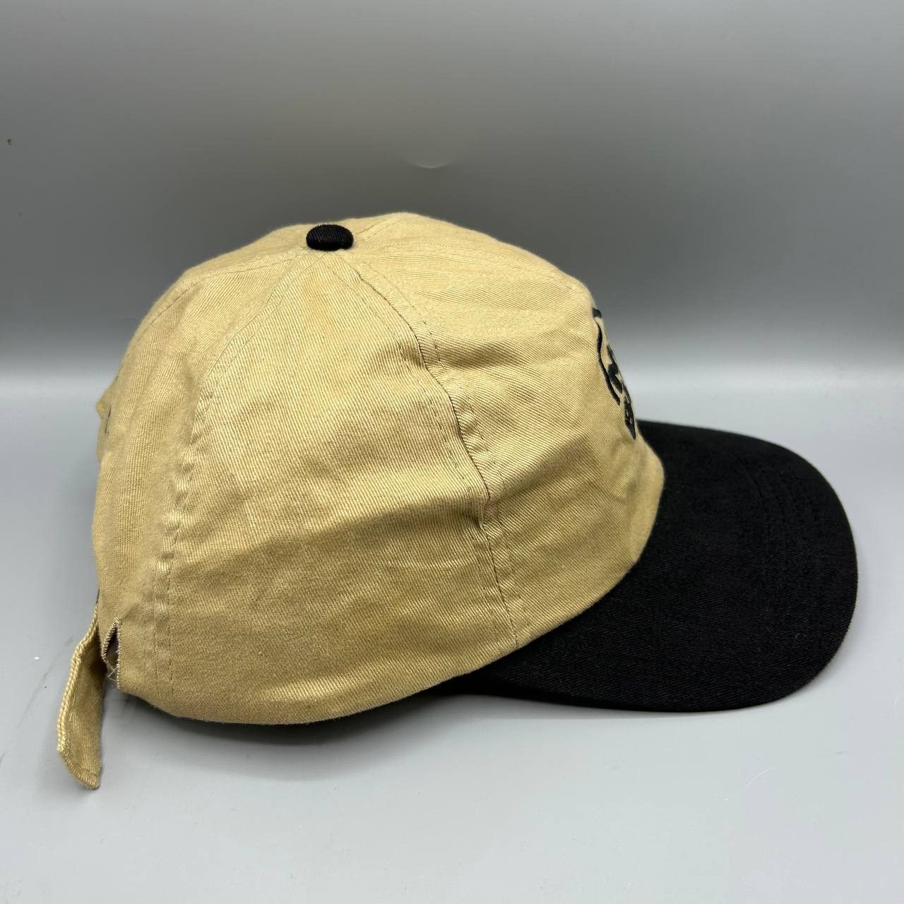 Other Winston No Bull Hat Men Beige Black Strap Back Cap Cotton Size ONE SIZE - 4 Thumbnail