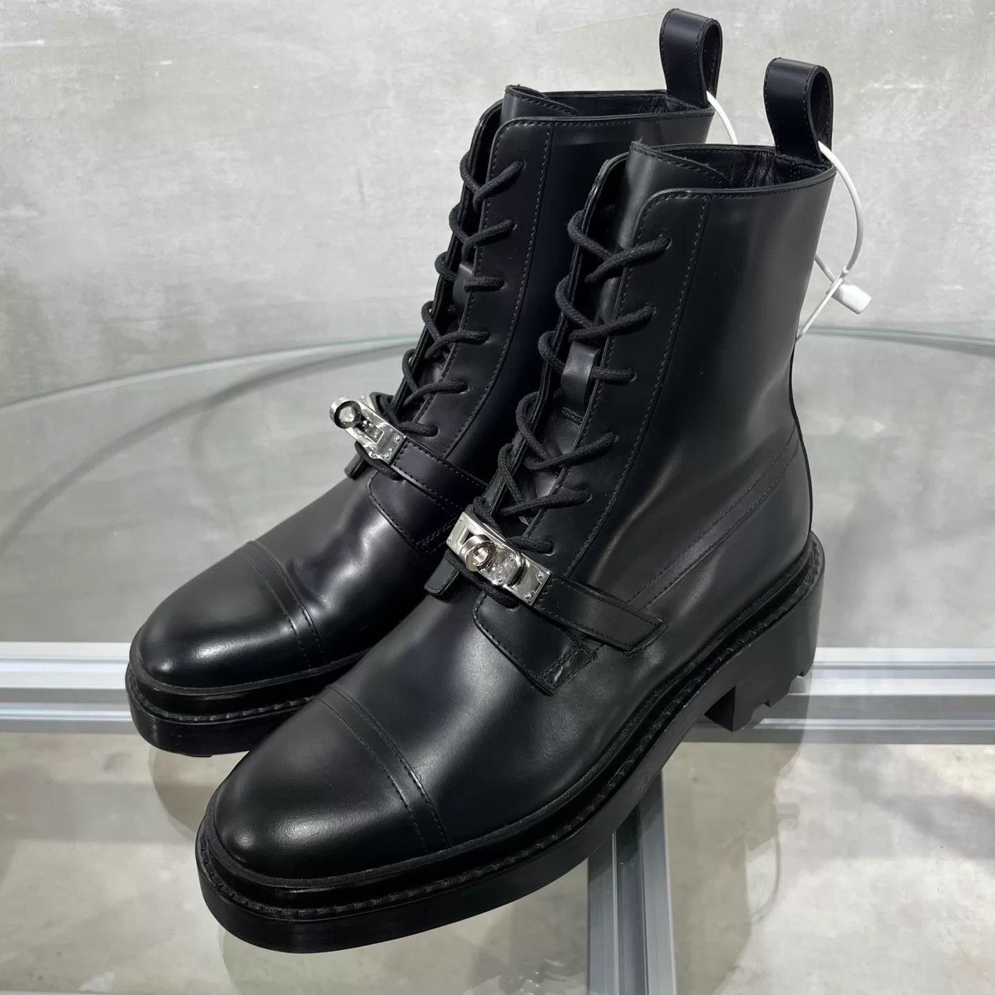 Hermes Hermes Kelly Black Martin Boots 36, New Size US 5.5 / IT 35.5 - 2 Thumbnail