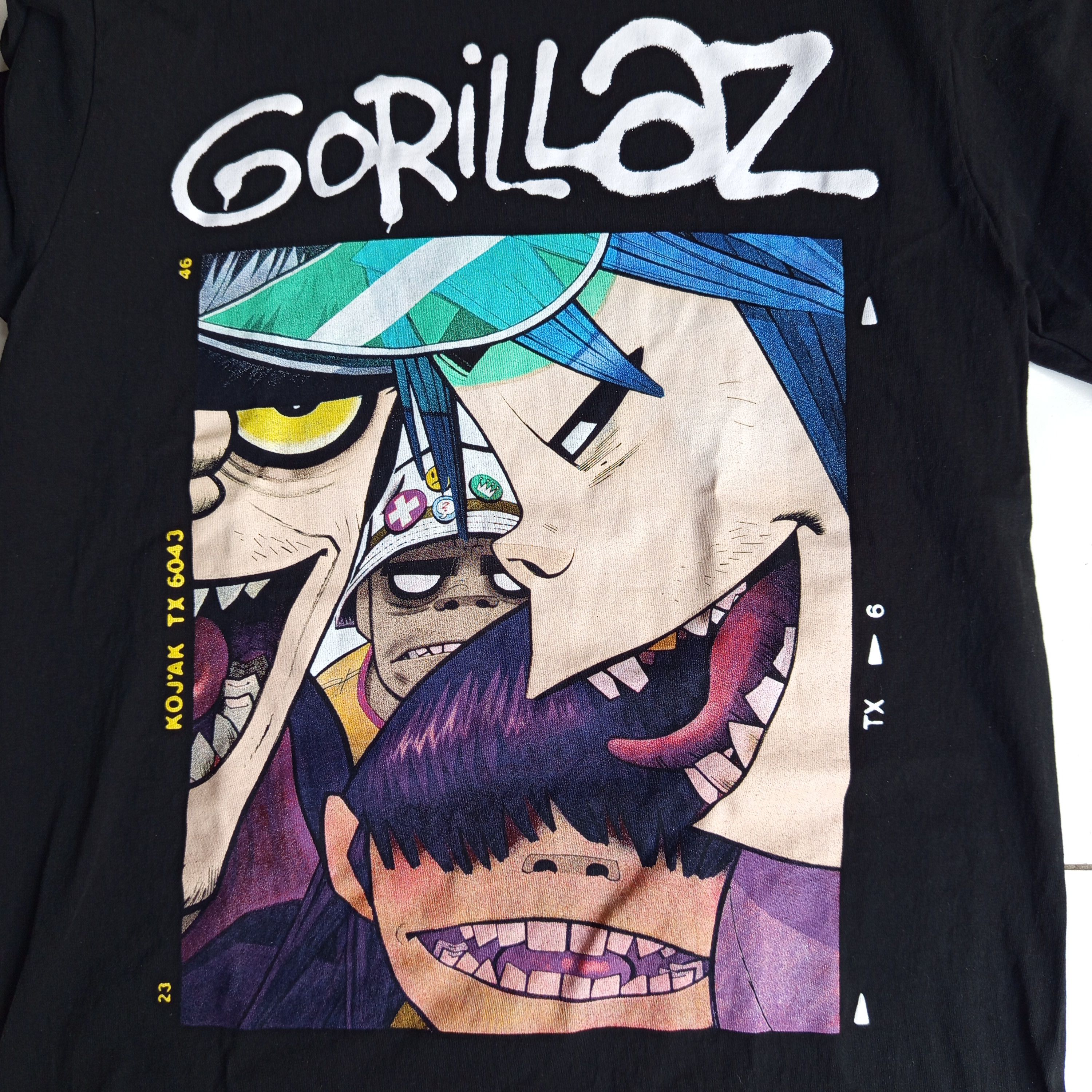 Band Tees Gorrilaz Kojak Banda playera T shirt Size US L / EU 52-54 / 3 - 3 Thumbnail