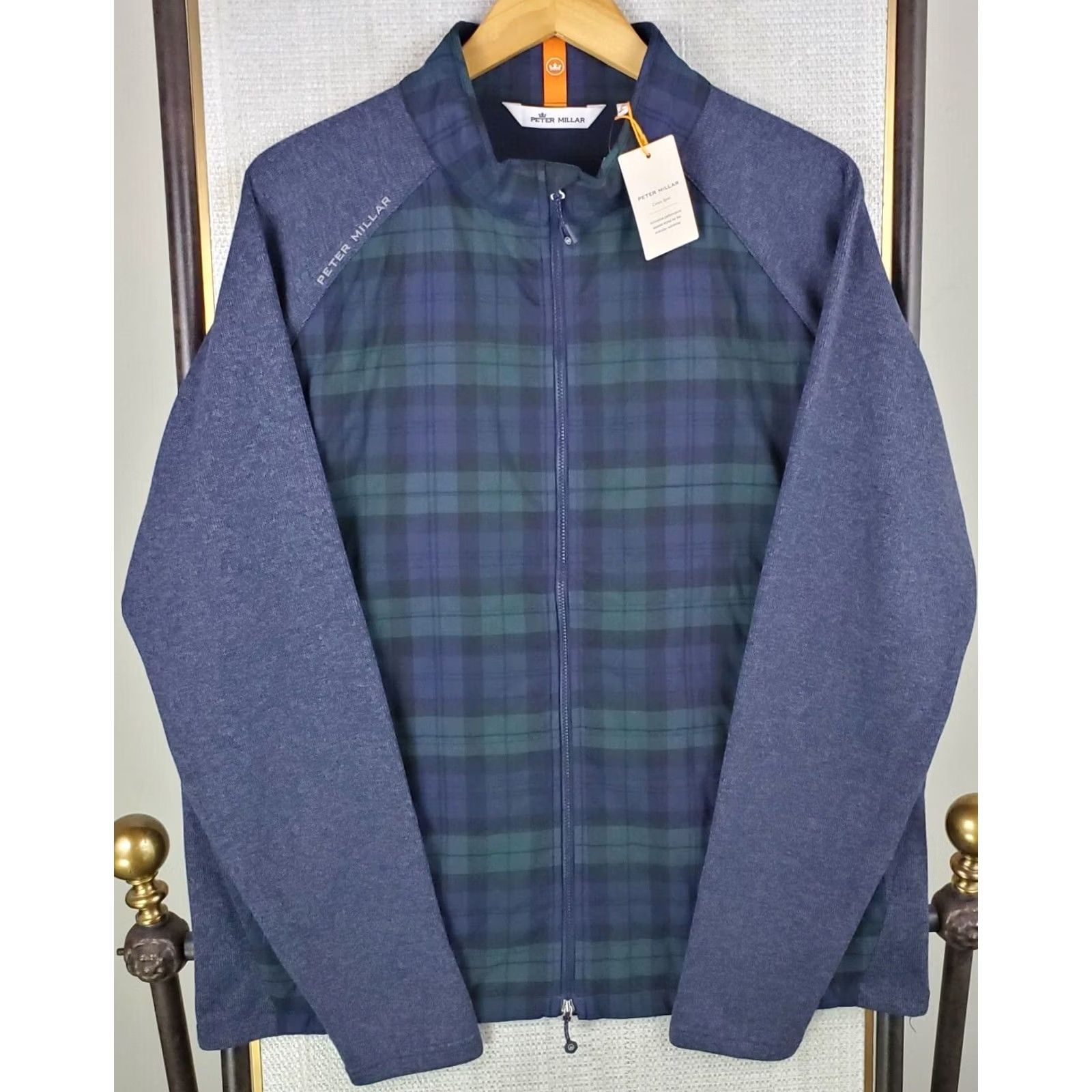 Peter Millar Peter Millar Crown Sport Full Zip Light Insulated Performance Flannel Jacket Size US XL / EU 56 / 4 - 2 Thumbnail